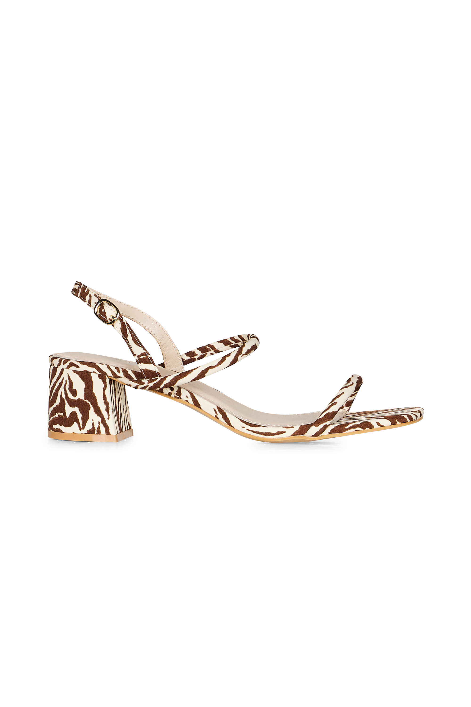Sandales à talon Multicolore