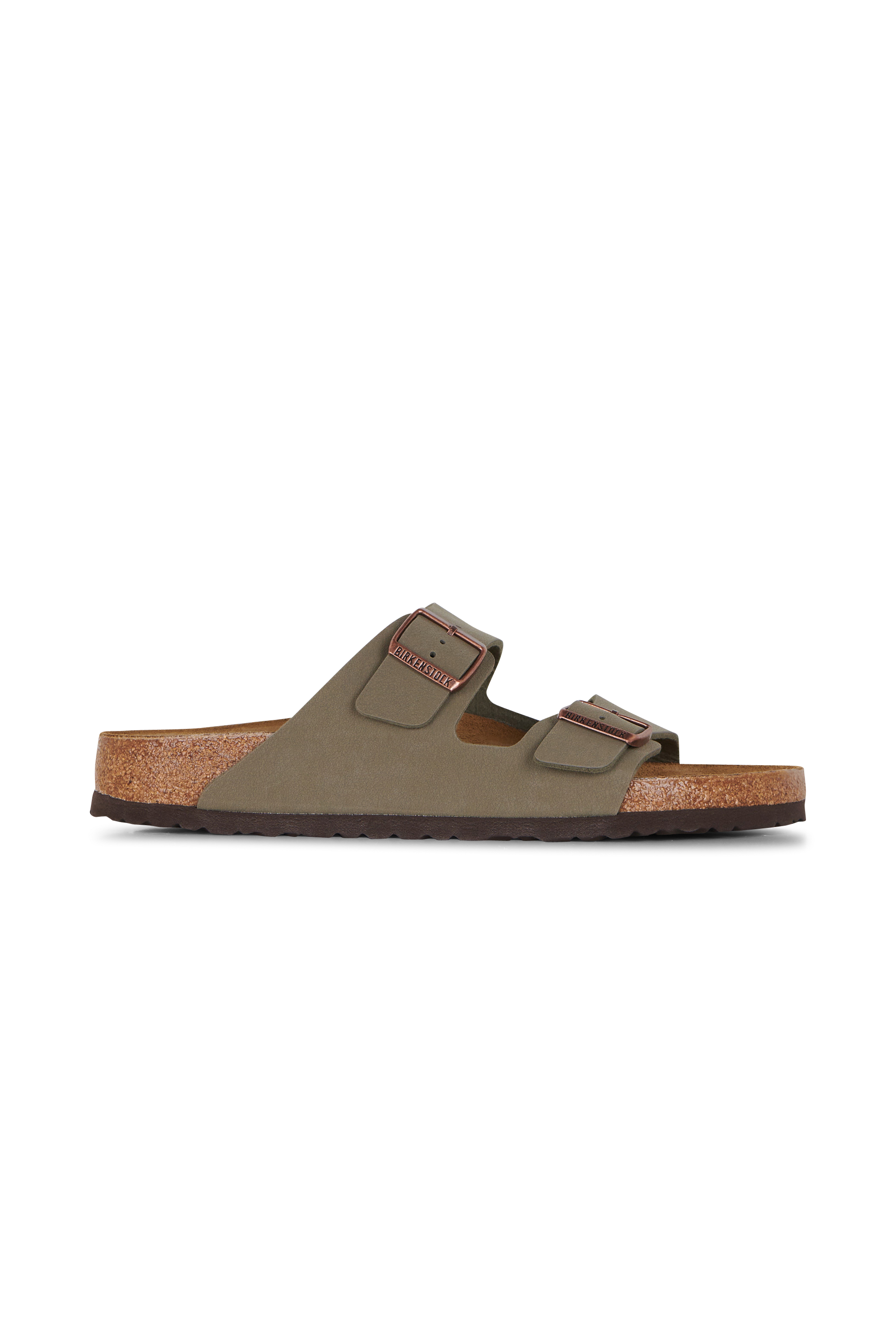 Sandales plates Kaki