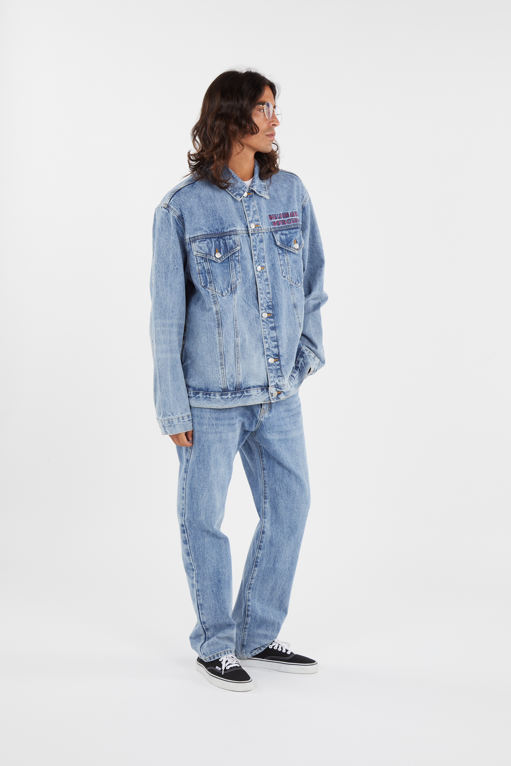 Veste en jean Bleu
