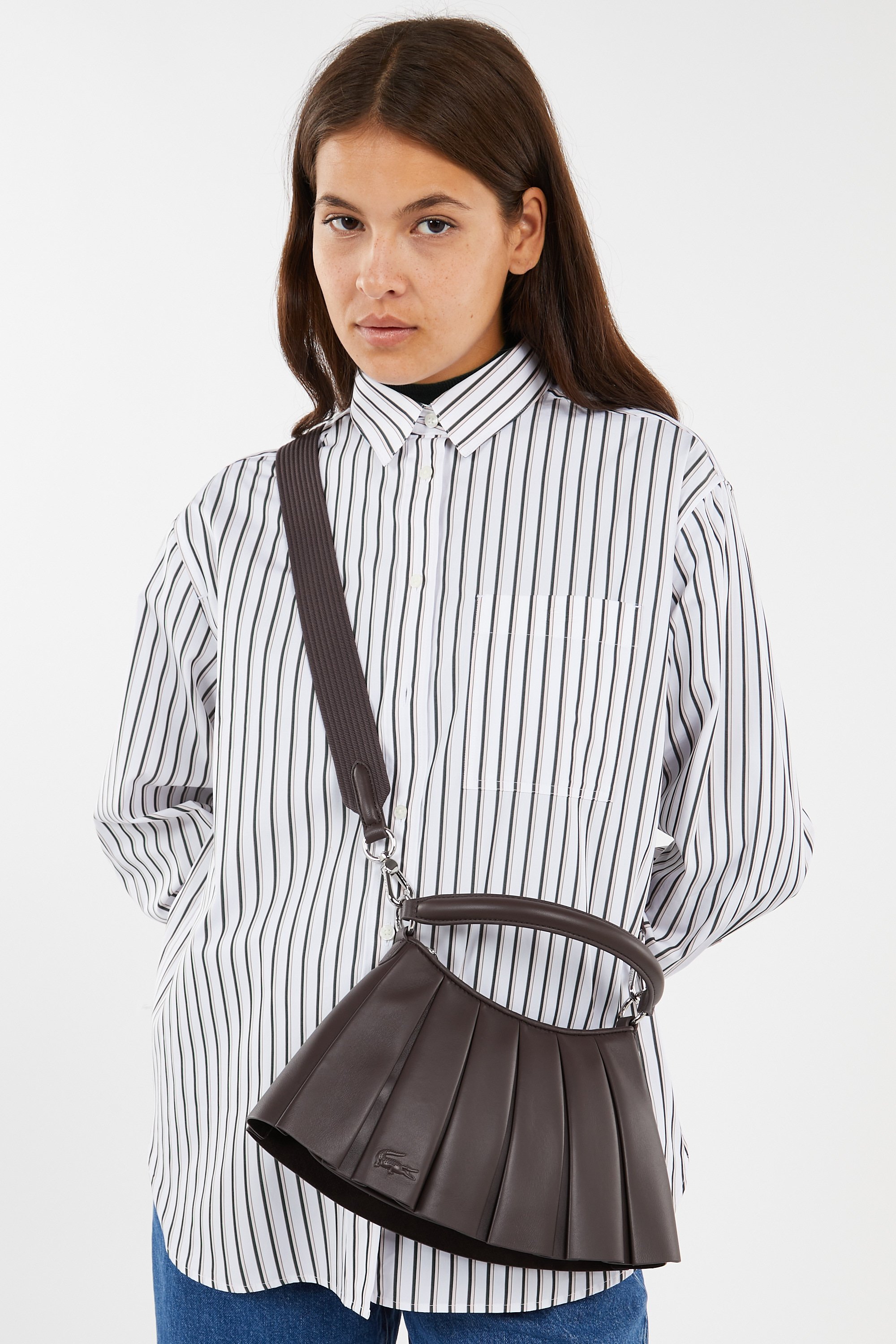 Sac à bandoulière | Marron by LACOSTE Sac à bandoulière Marron