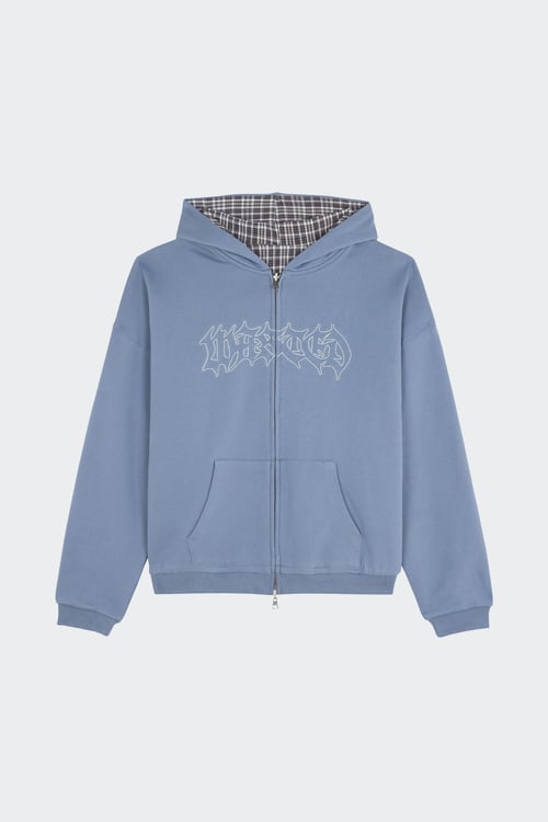 Hoodie zippé - Taille XL Bleu