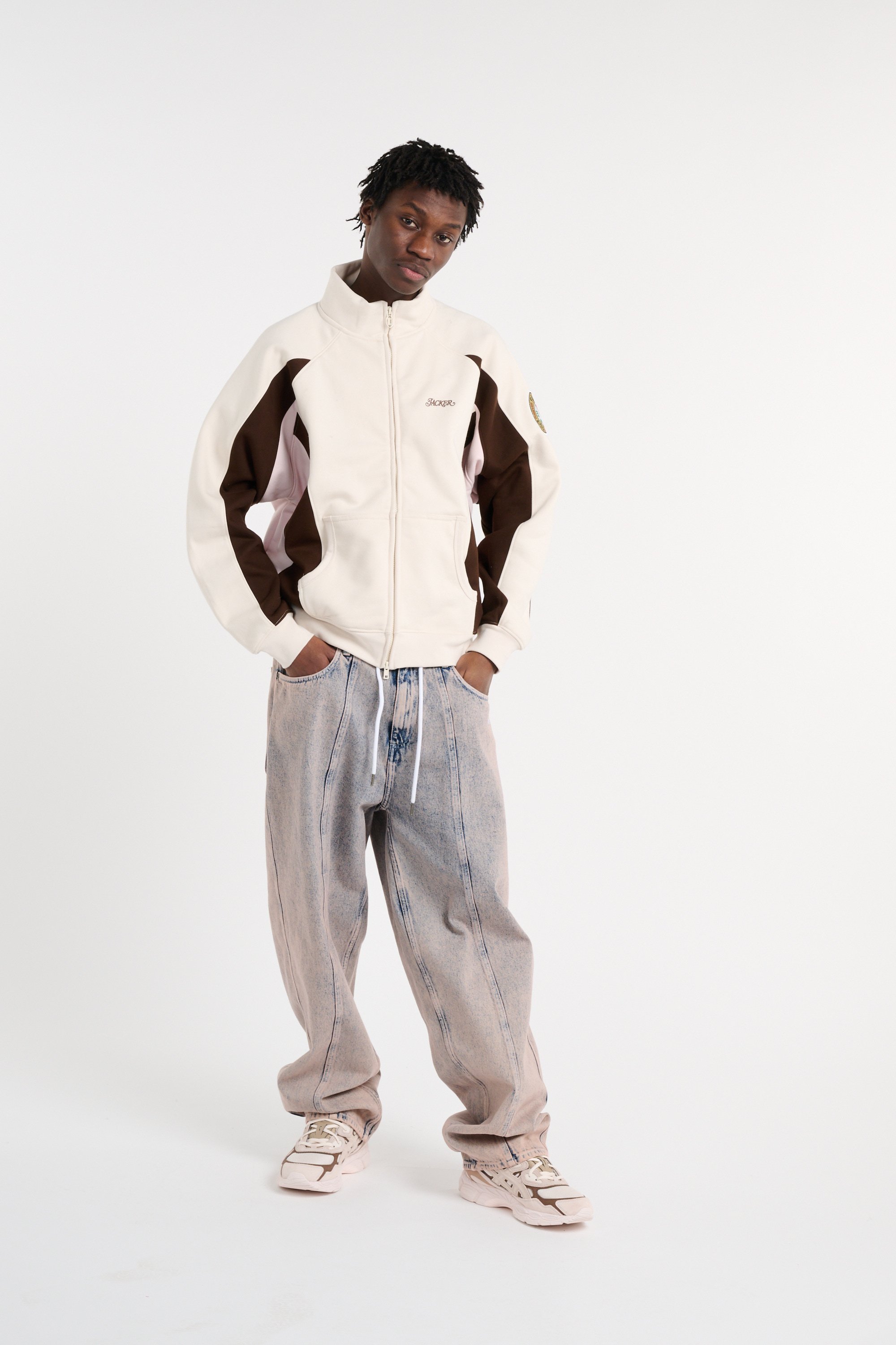 Veste de survêtement  JACKER Beige