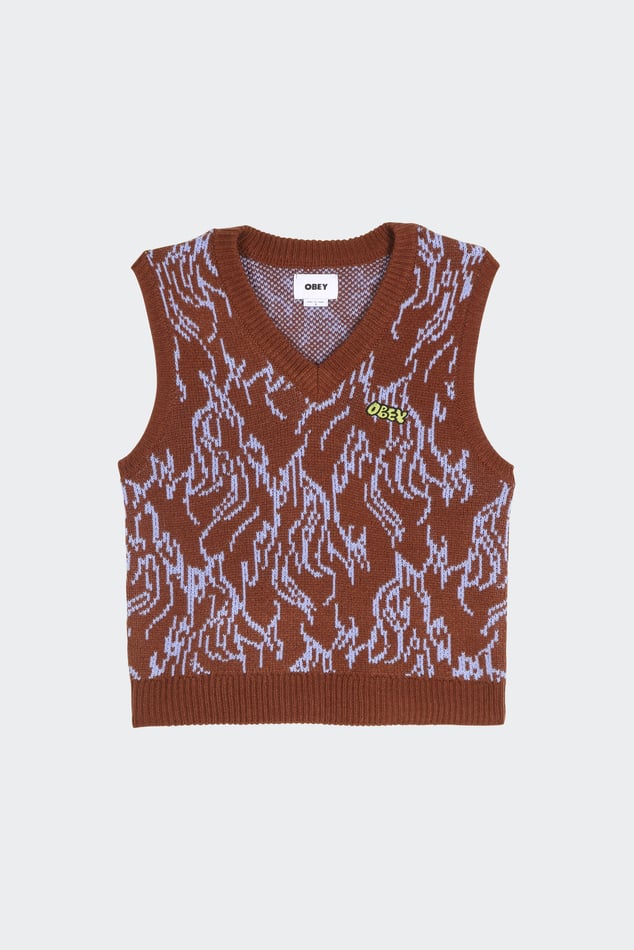 Pull Marron Obey Femme Citadium