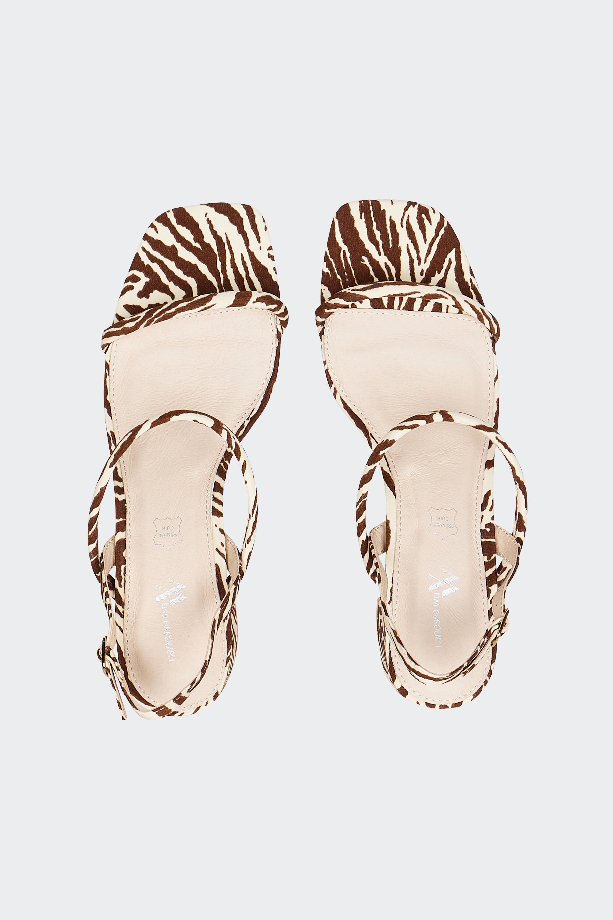 Sandales à talon | Multicolore by VANESSA WU Sandales à talon Multicolore