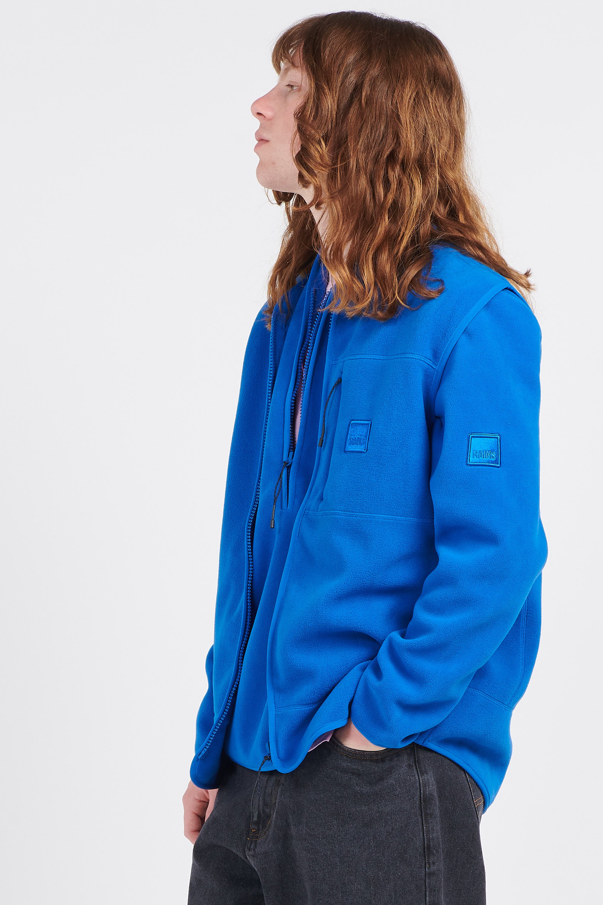 Sleeveless Jacket Blue