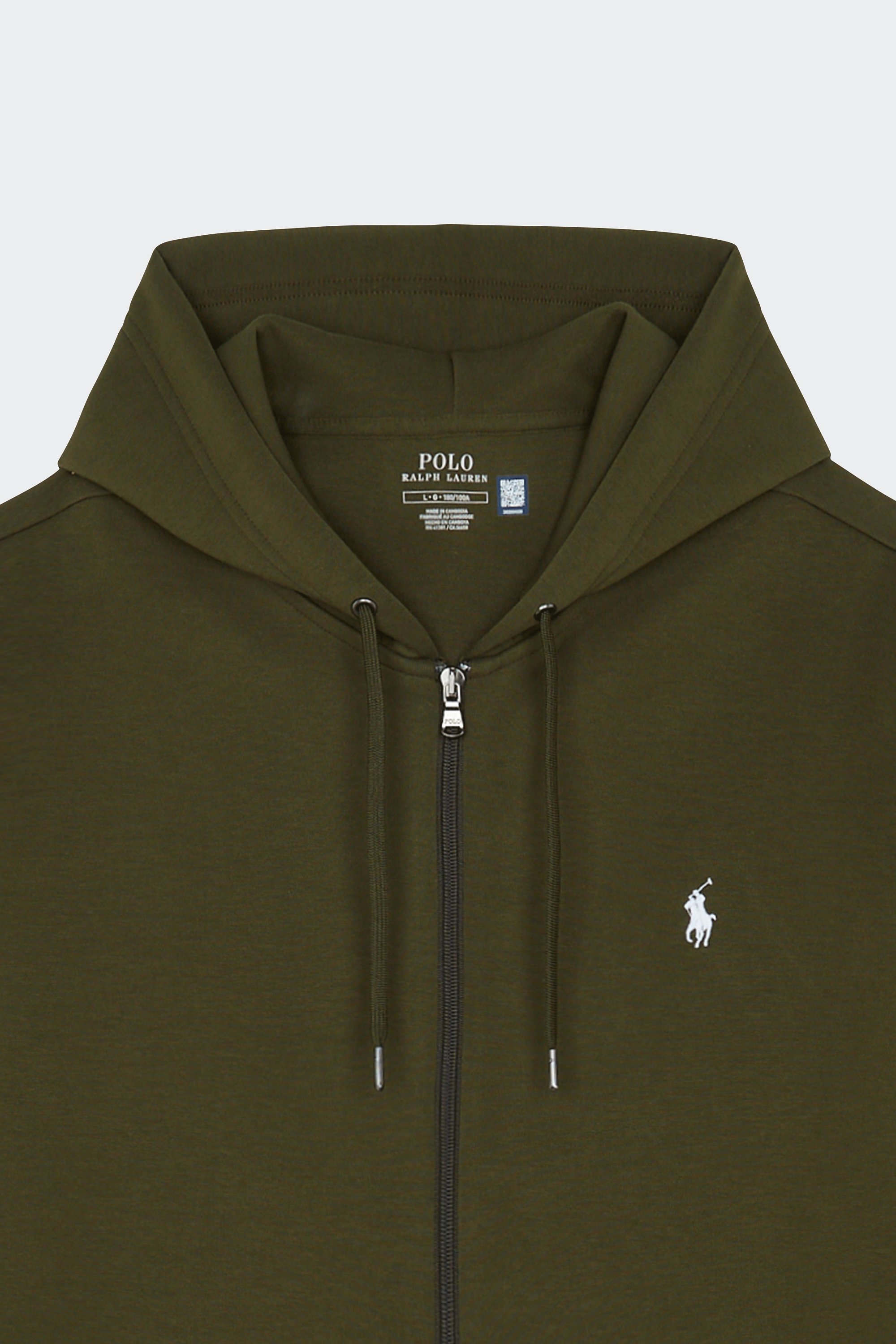 Regular-fit zip-up cotton-blend hoodie with Pony Player | Khaki by POLO RALPH LAUREN Regular-fit zip-up cotton-blend hoodie with Pony Player Khaki