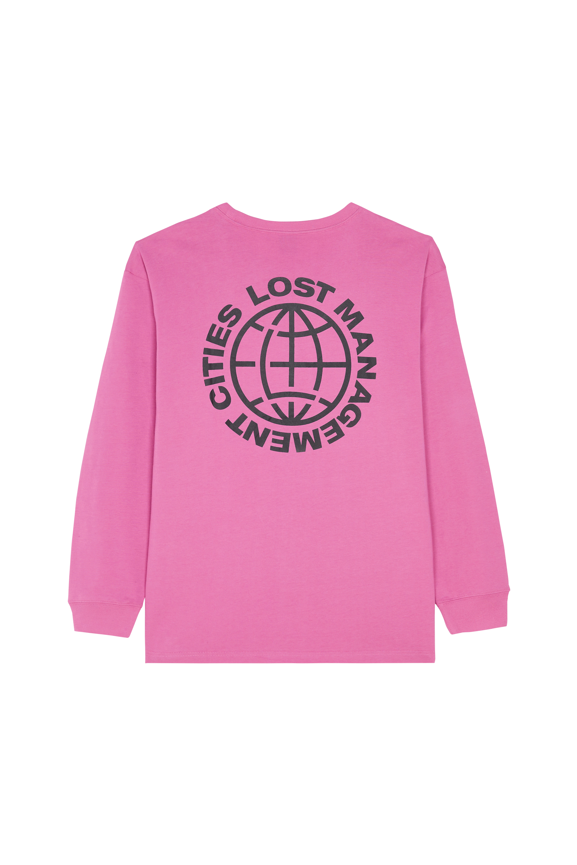 Regular-fit round-neck cotton T-shirt Pink