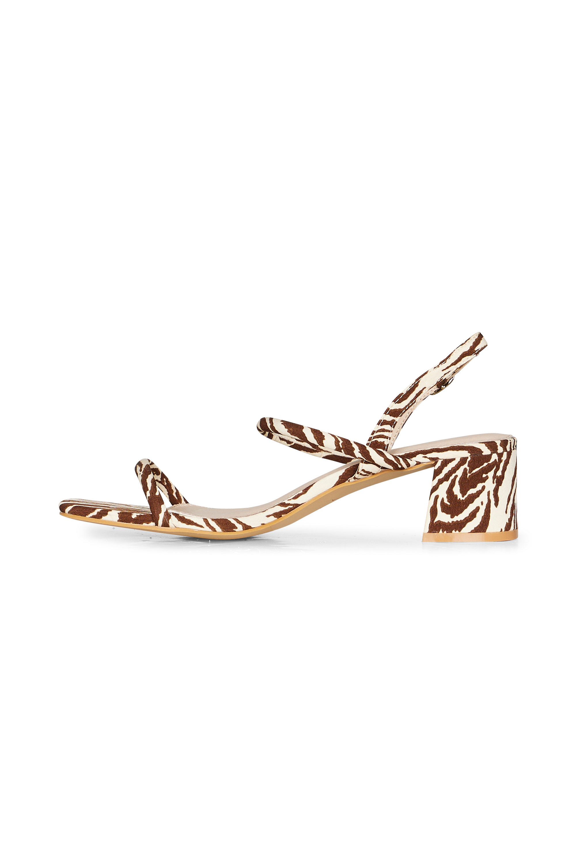 Sandales à talon Multicolore