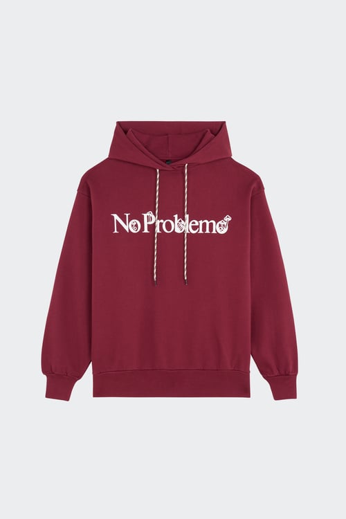 NO PROBLEMO Hoodie Rouge