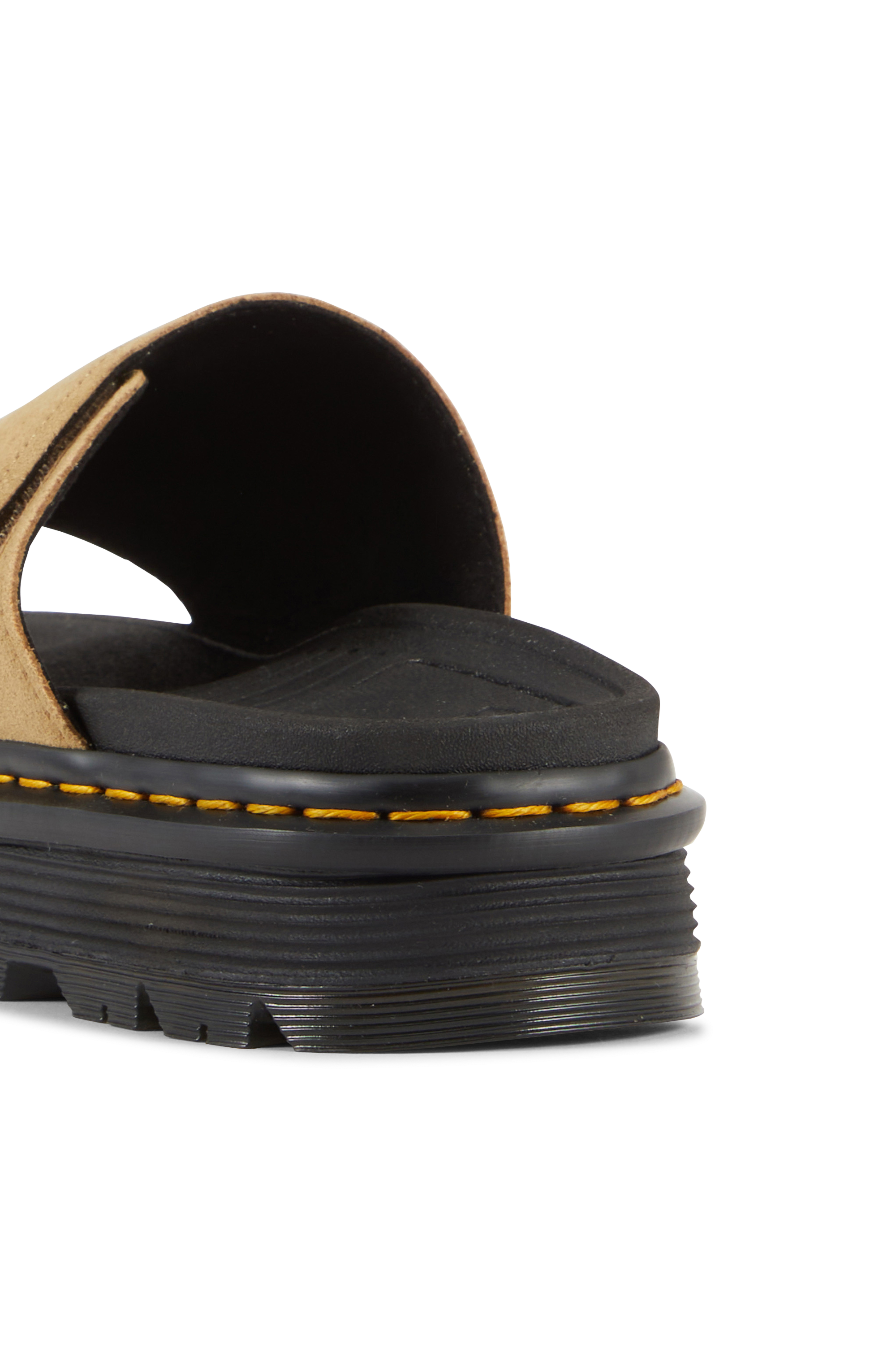 Sandales compensées en cuir Marron