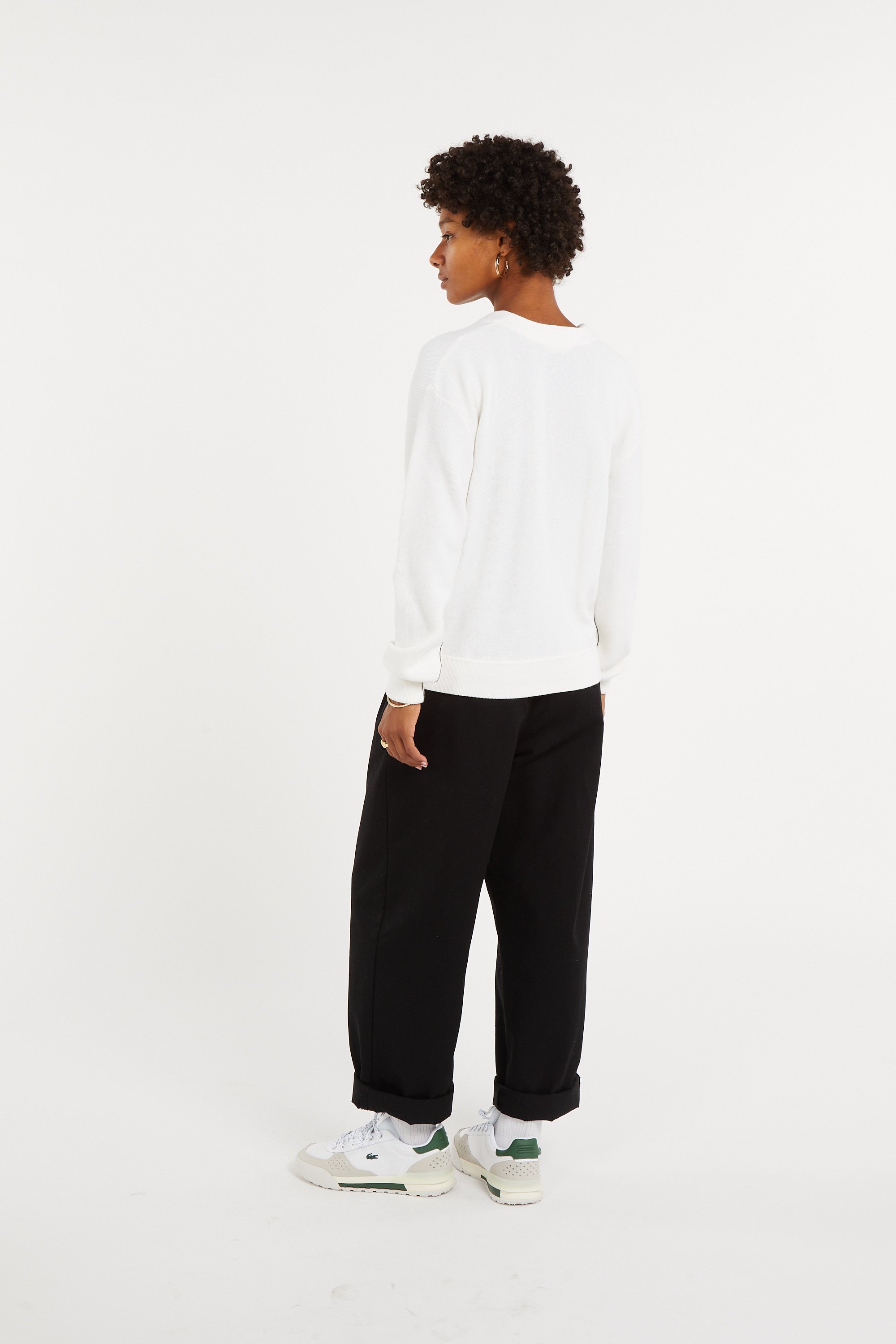 Gilet  | Blanc LACOSTE Femme