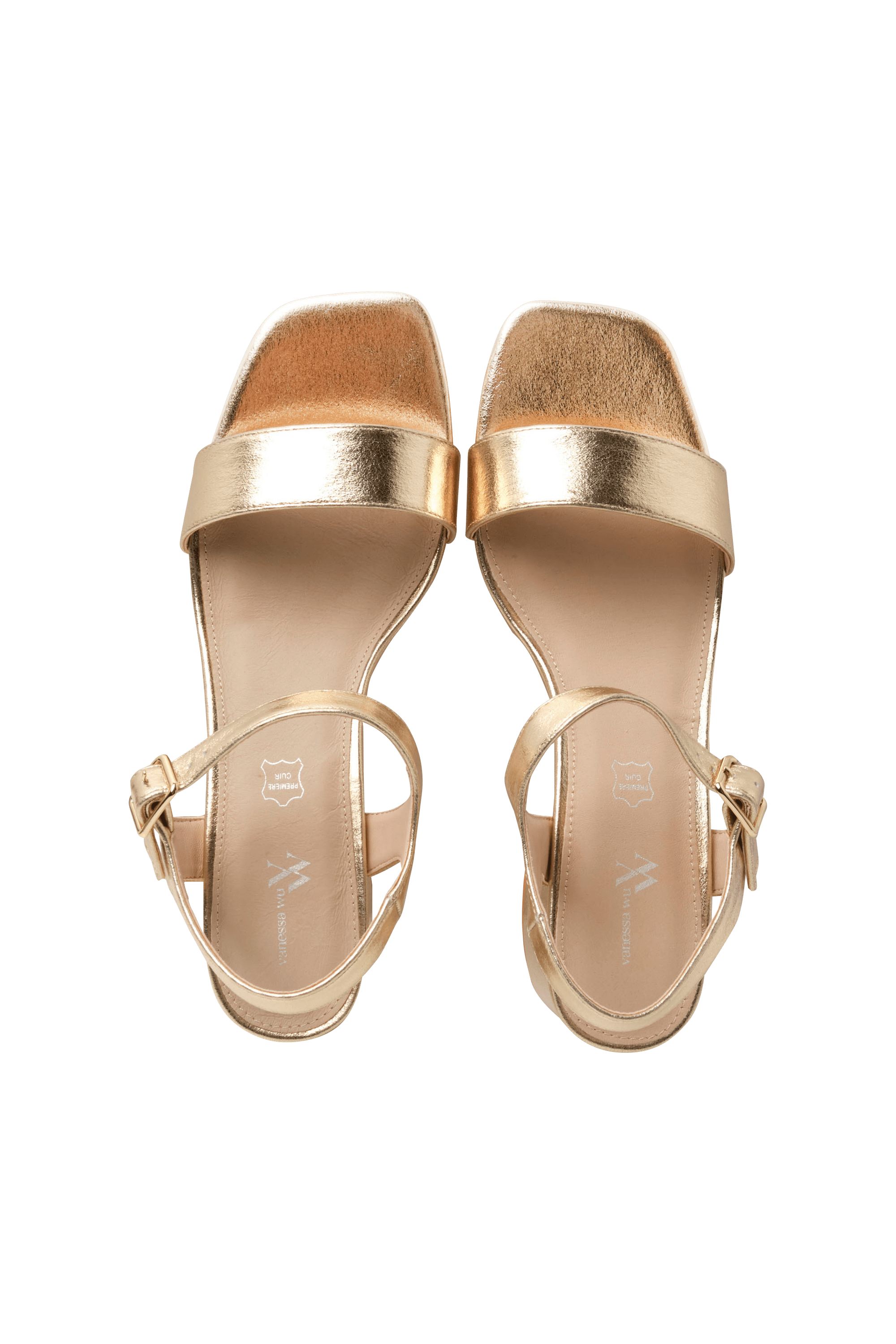 Sandals VANESSA WU Golden