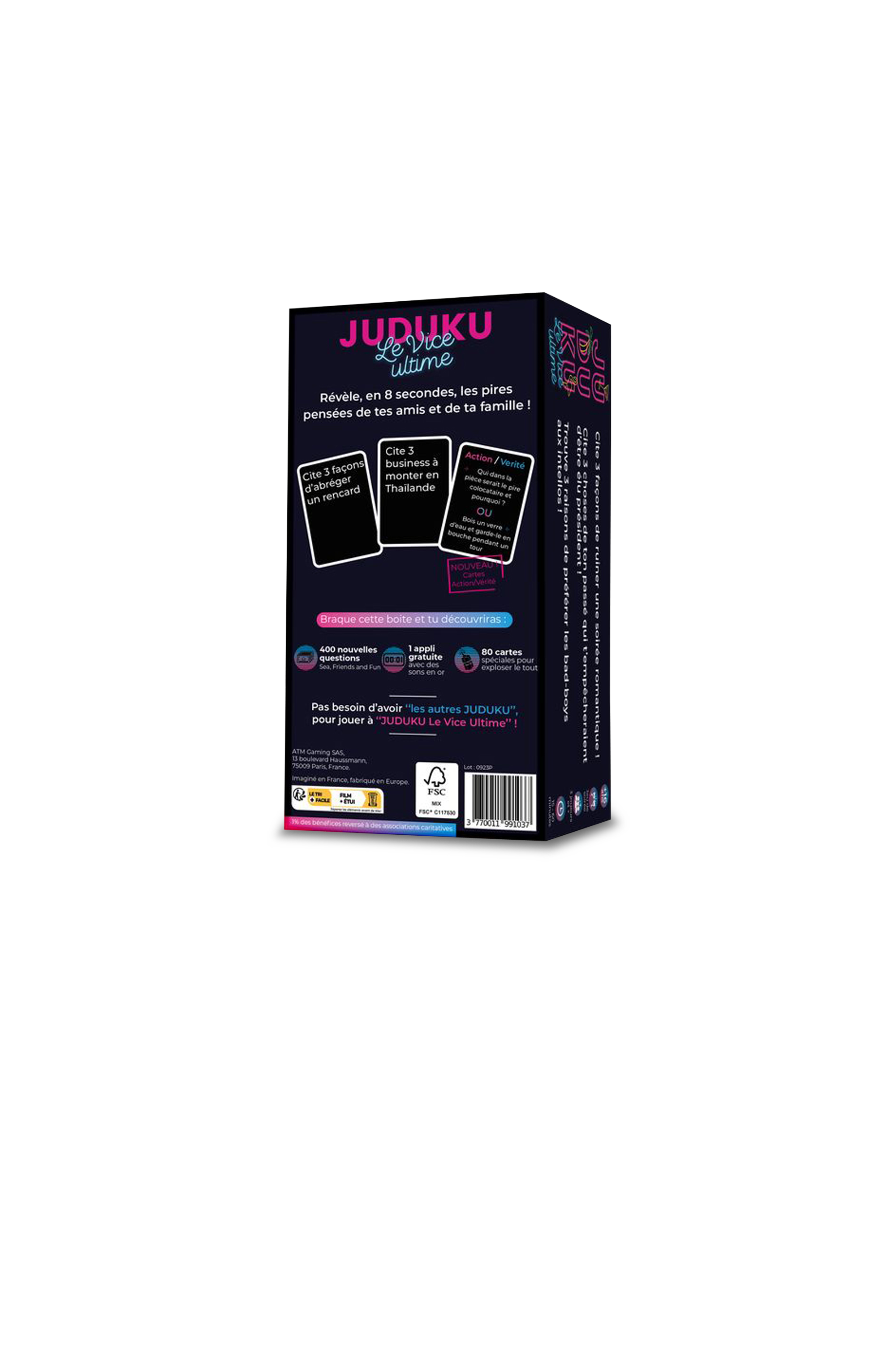 Jeu de cartes Multicolore