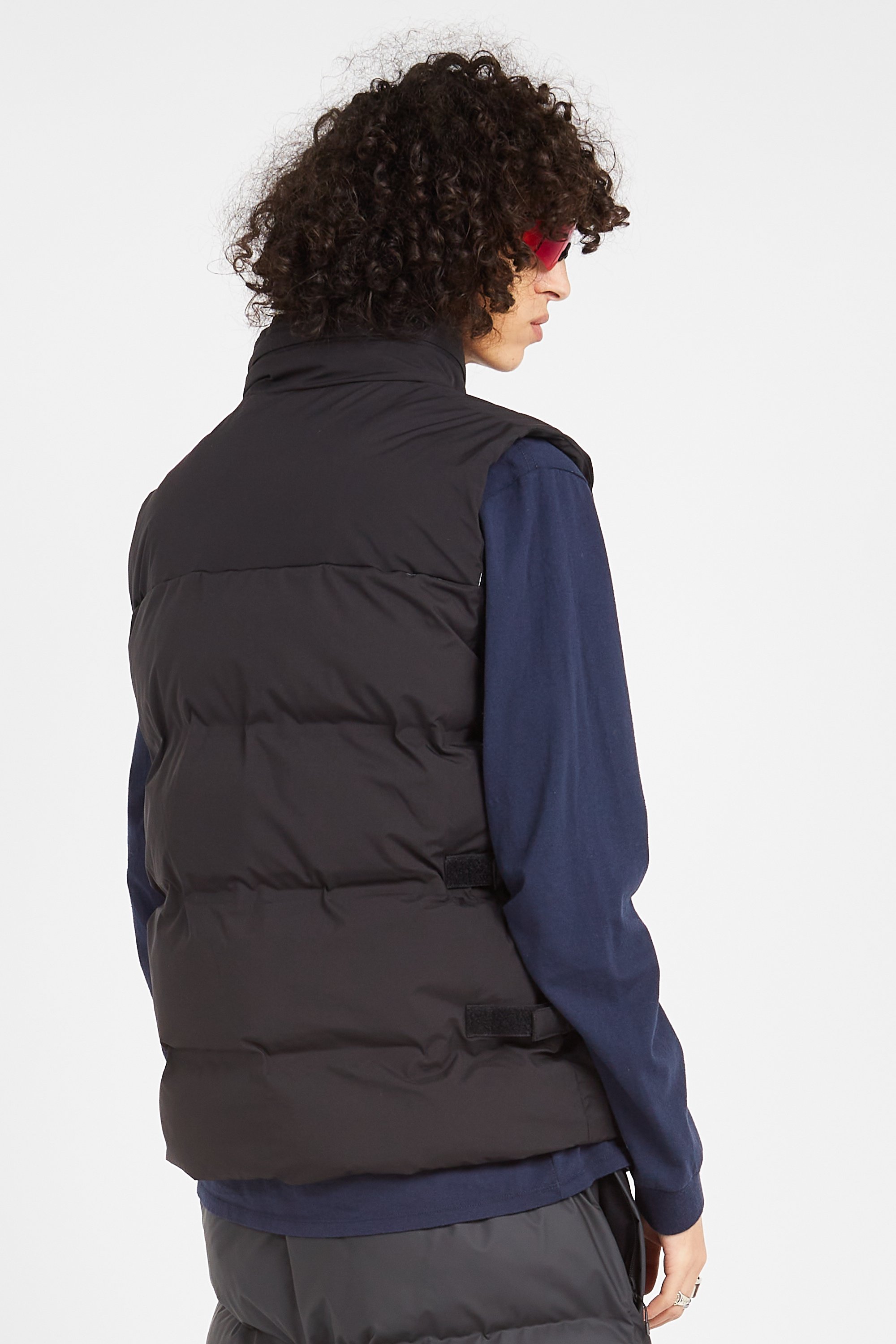 Lightweight quilted padded jacket with high neck | Black by SCHOTT Lightweight quilted padded jacket with high neck Black