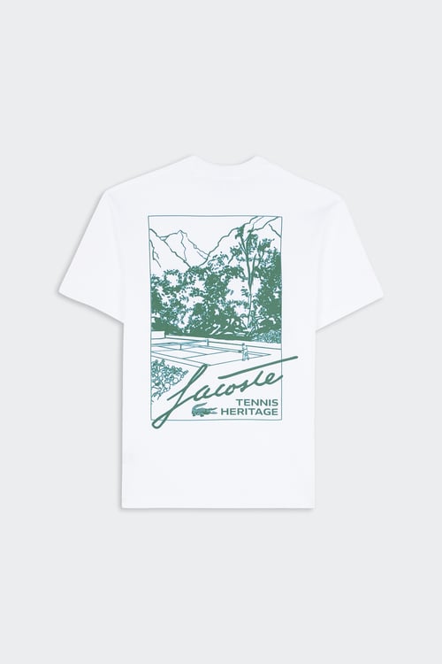 LACOSTE T-shirt Marron