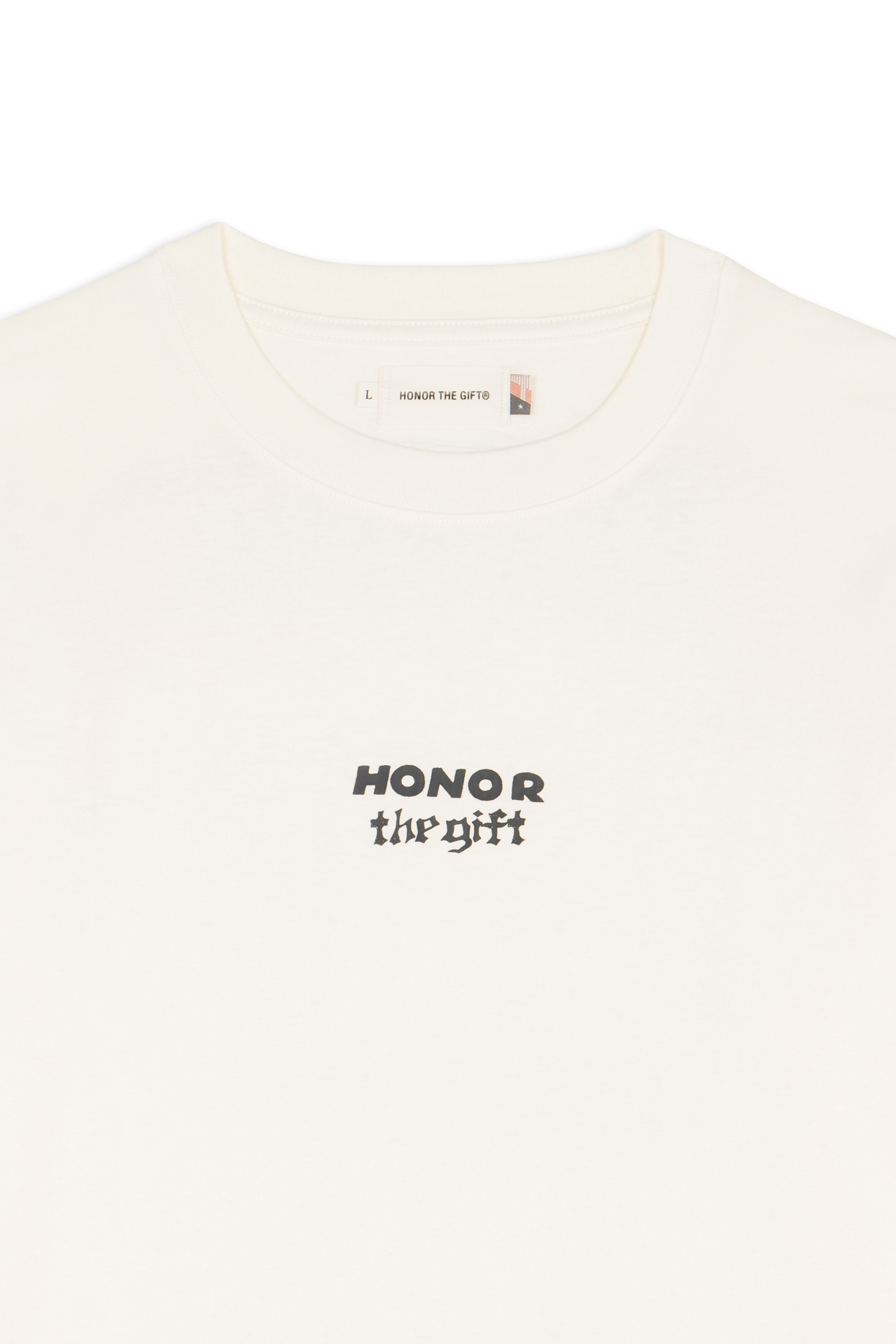 Regular-fit round-neck cotton T-shirt White