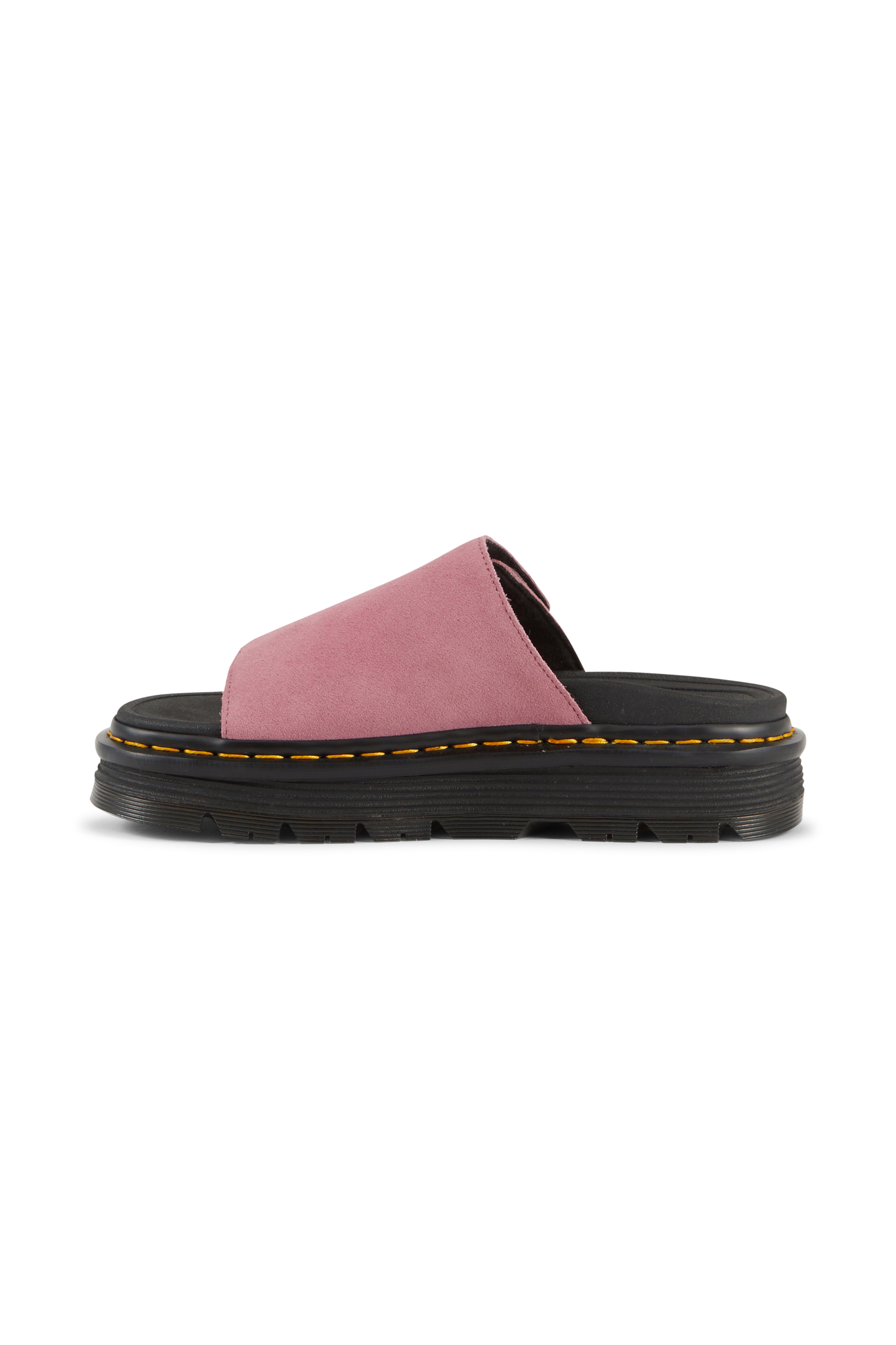 Sandales compensées en cuir Rose