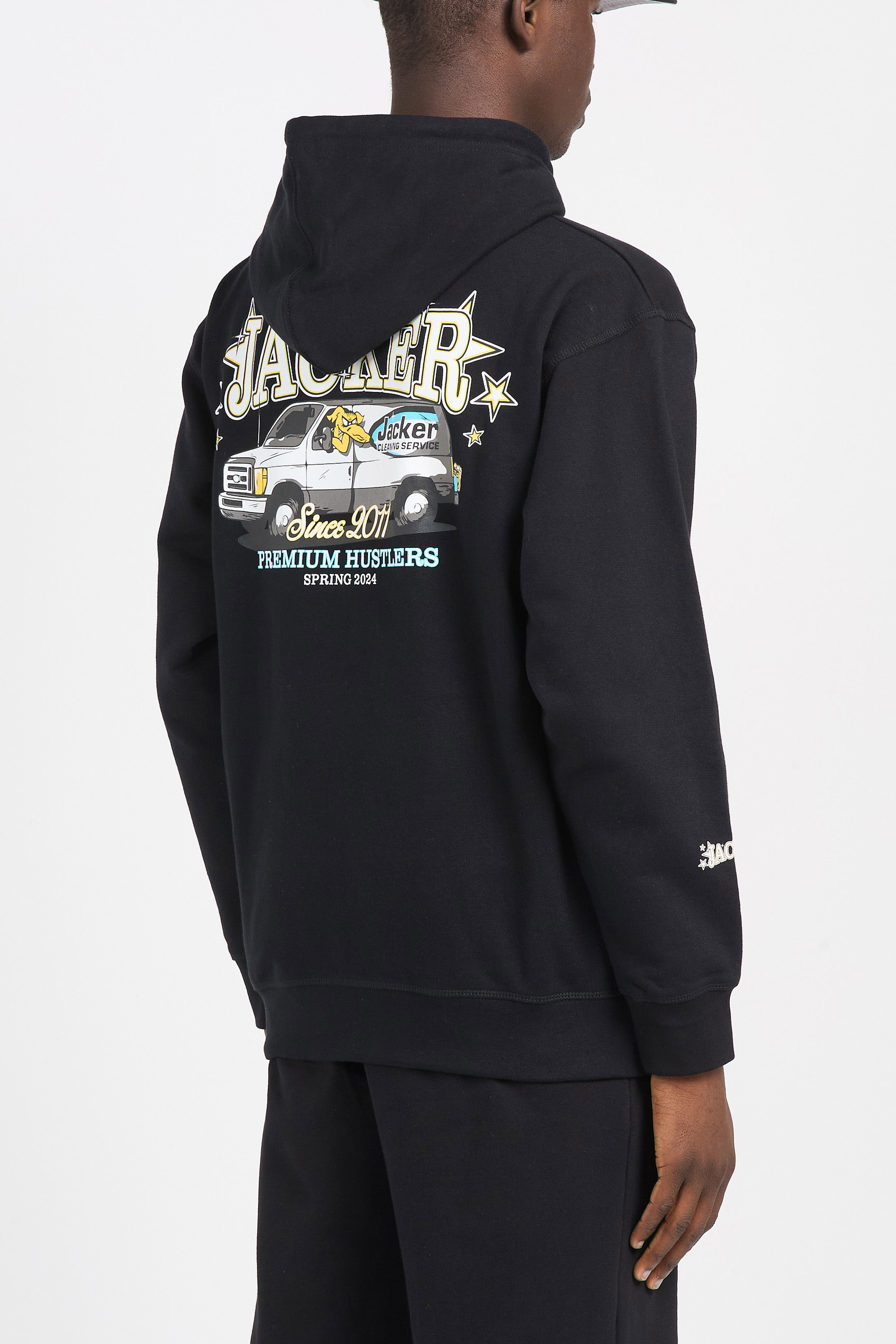 Hoodie | Noir JACKER Homme