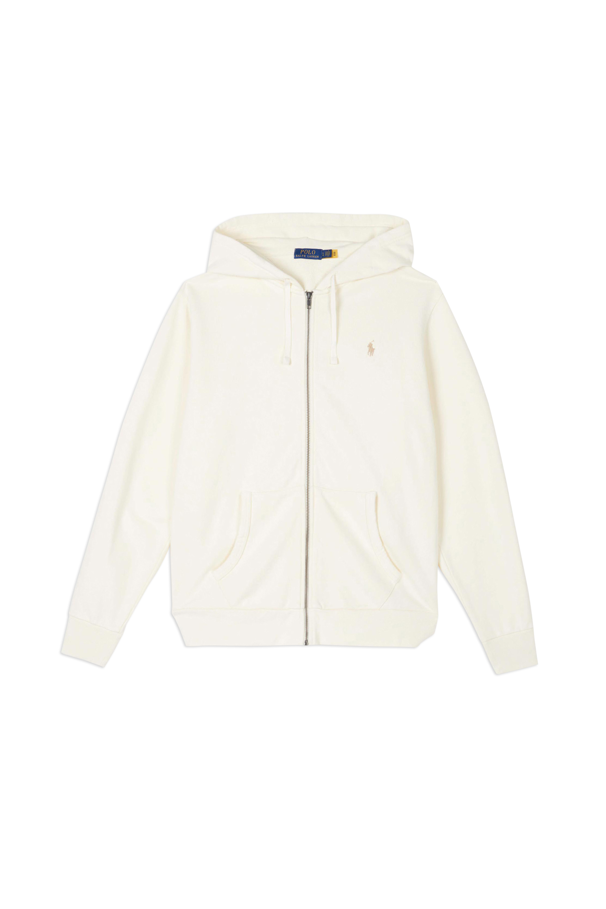 Zip-up sweatshirt Beige