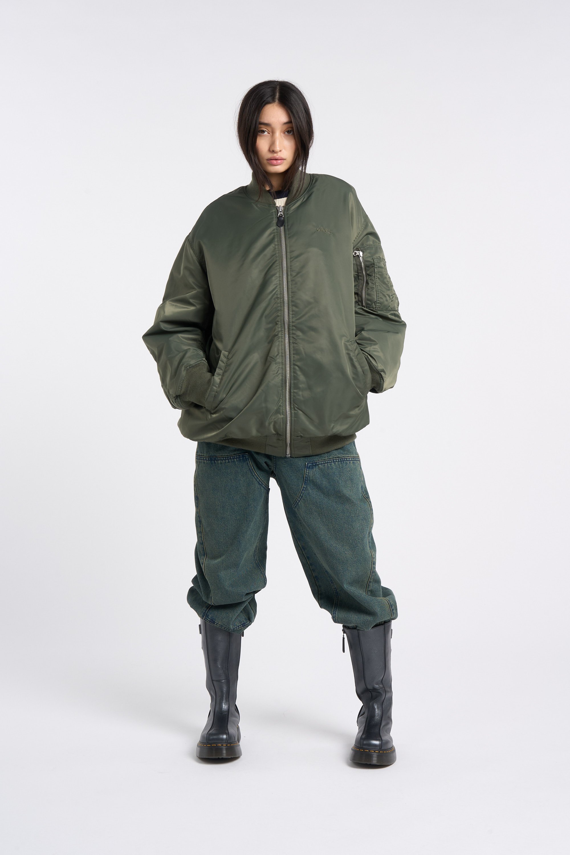Bomber SCHOTT Vert