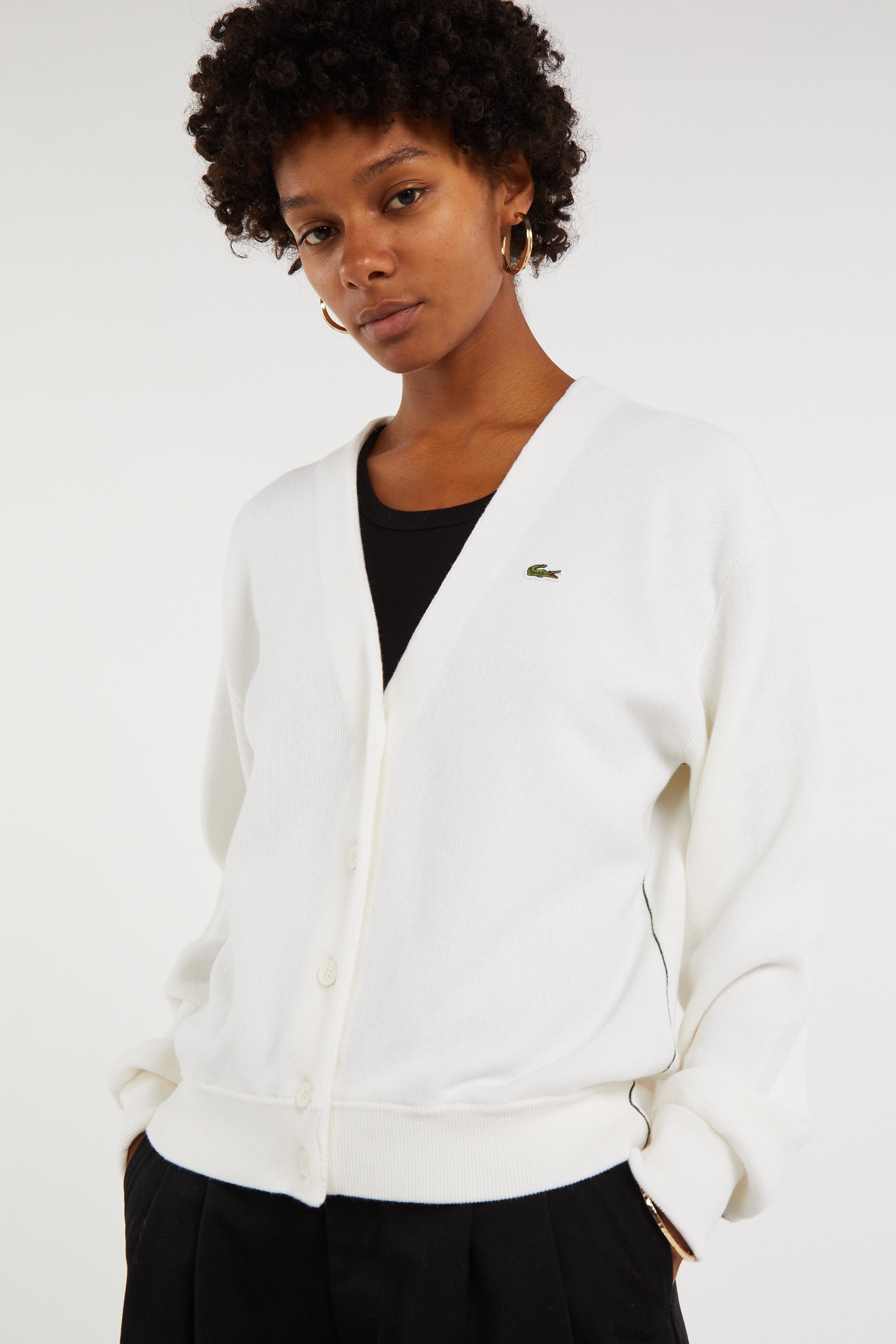 Gilet  | Blanc LACOSTE Femme