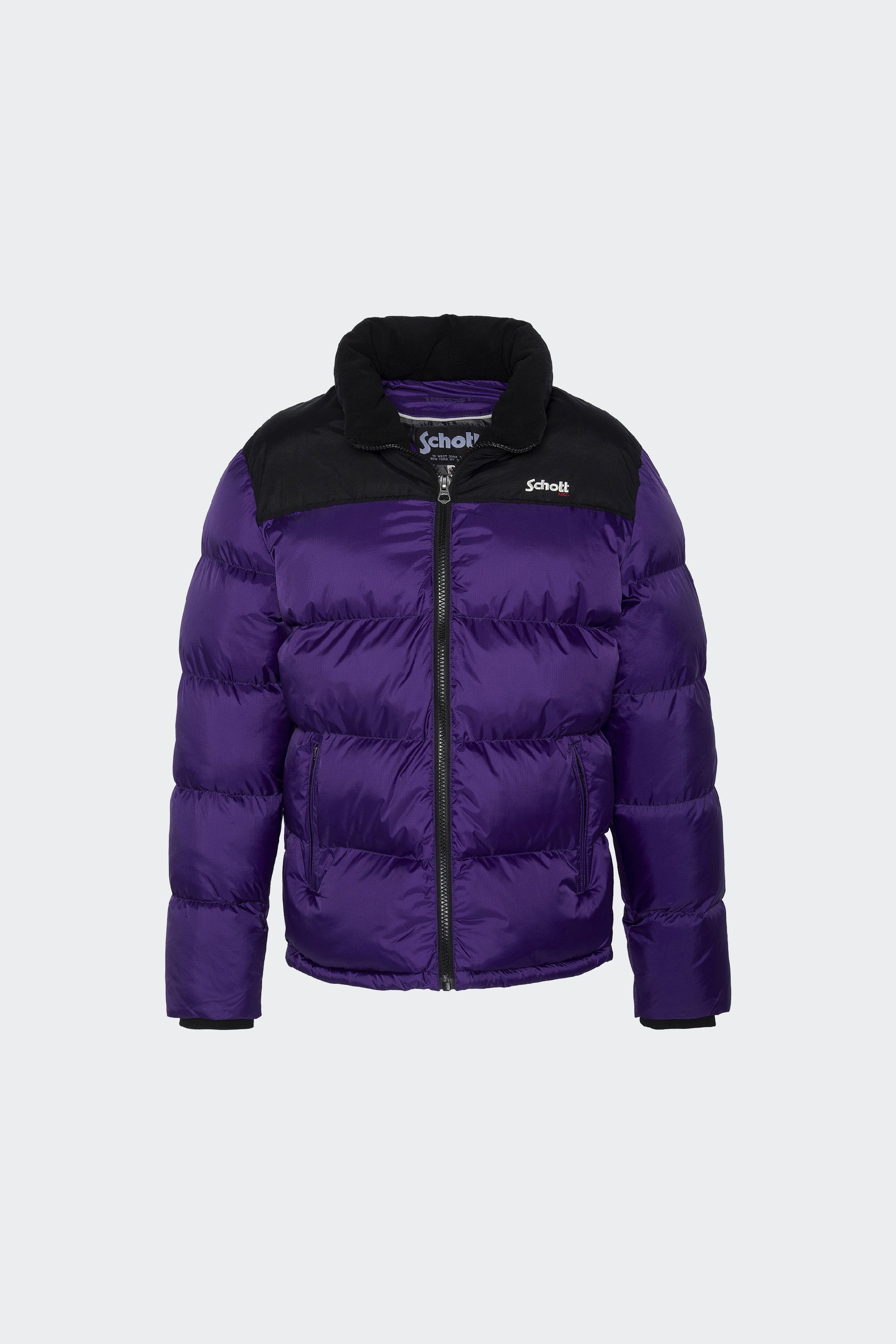 Puffer Jacket | Purple by SCHOTT Puffer Jacket Purple