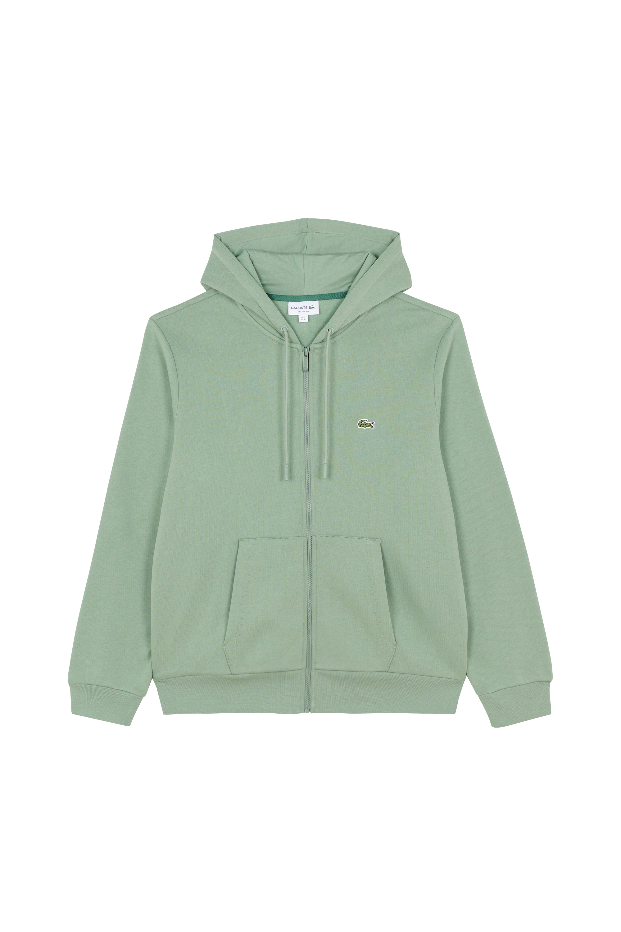 Hoodie zippé Vert