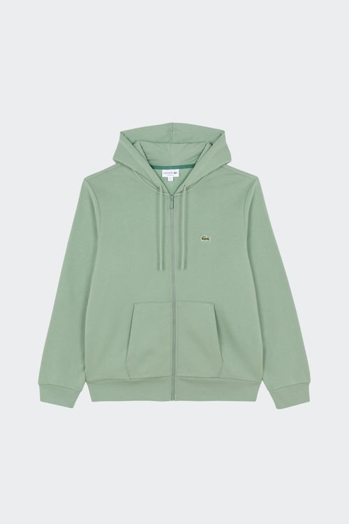 LACOSTE Hoodie zippé Vert