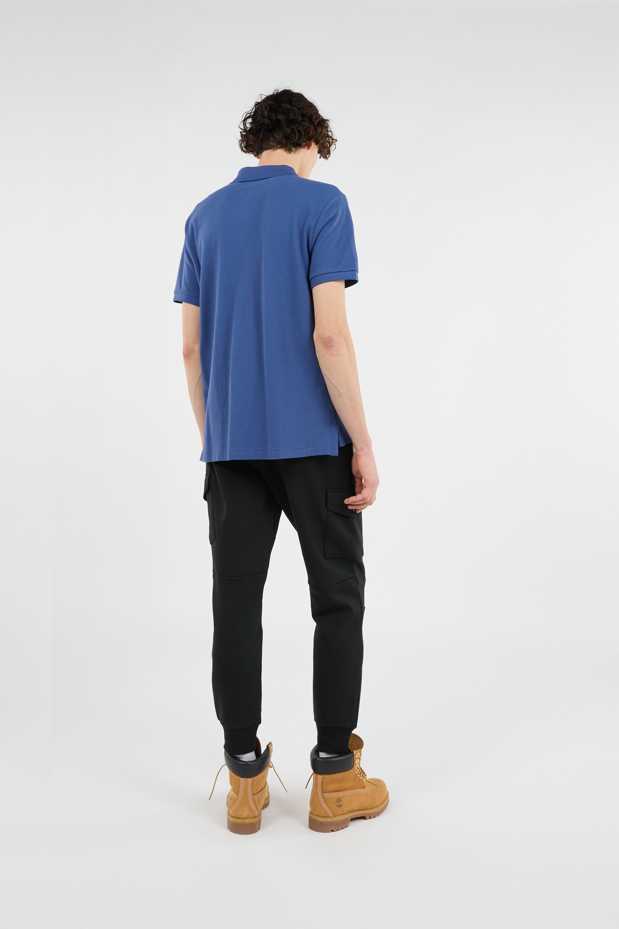 Cotton polo shirt Blue