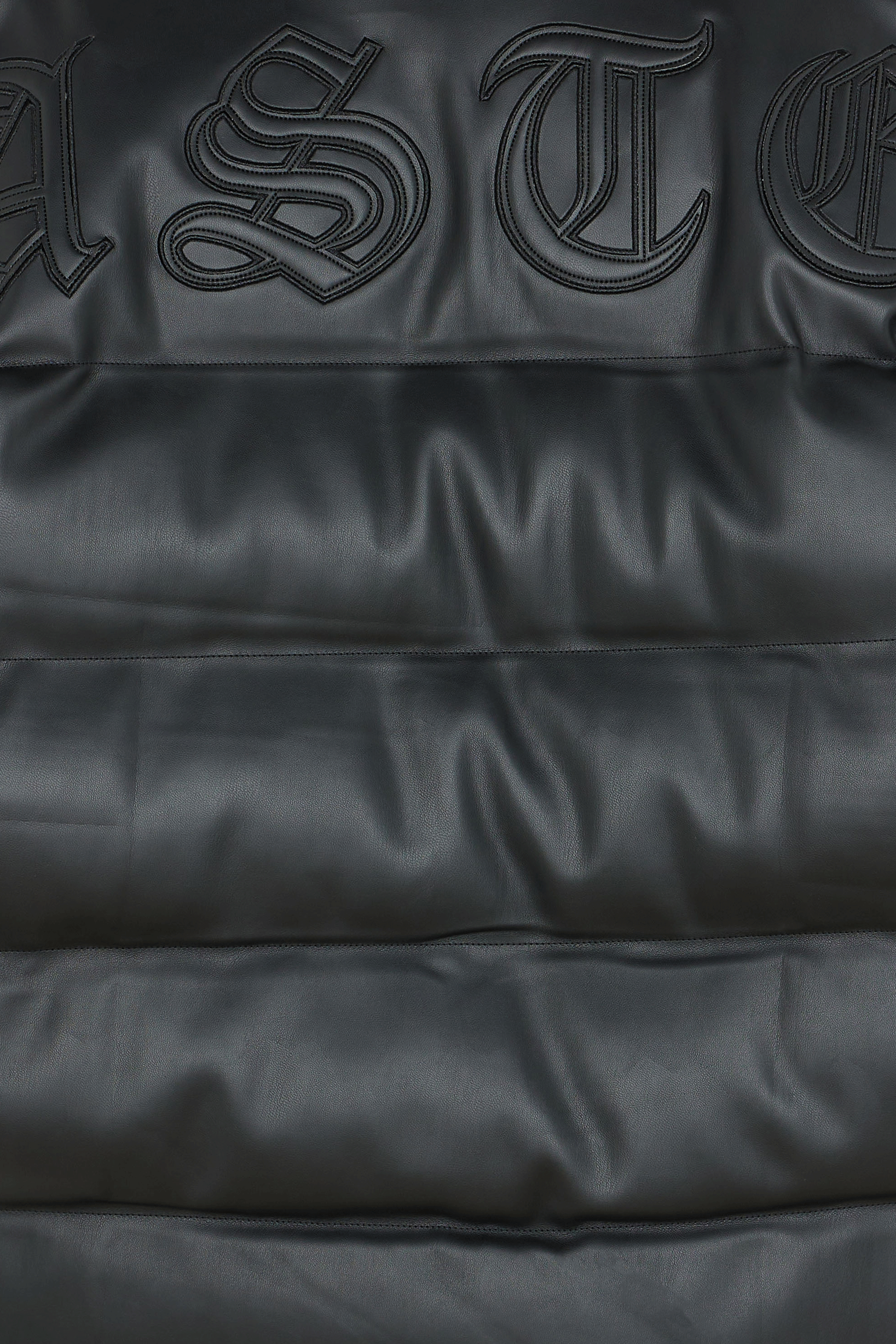 Lightweight quilted padded jacket with high neck Black