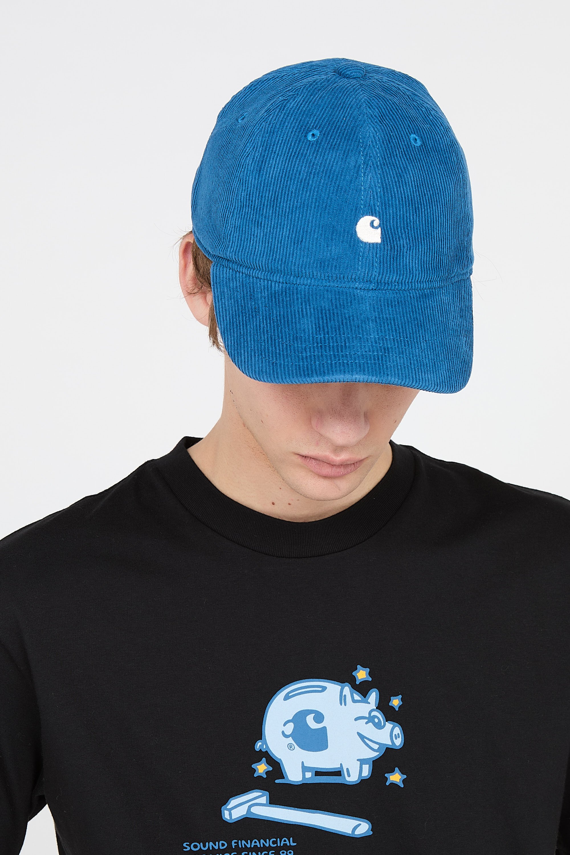 Baseball Cap Bonnet Carhartt Magasin Casquette Harlem Cap Bleu