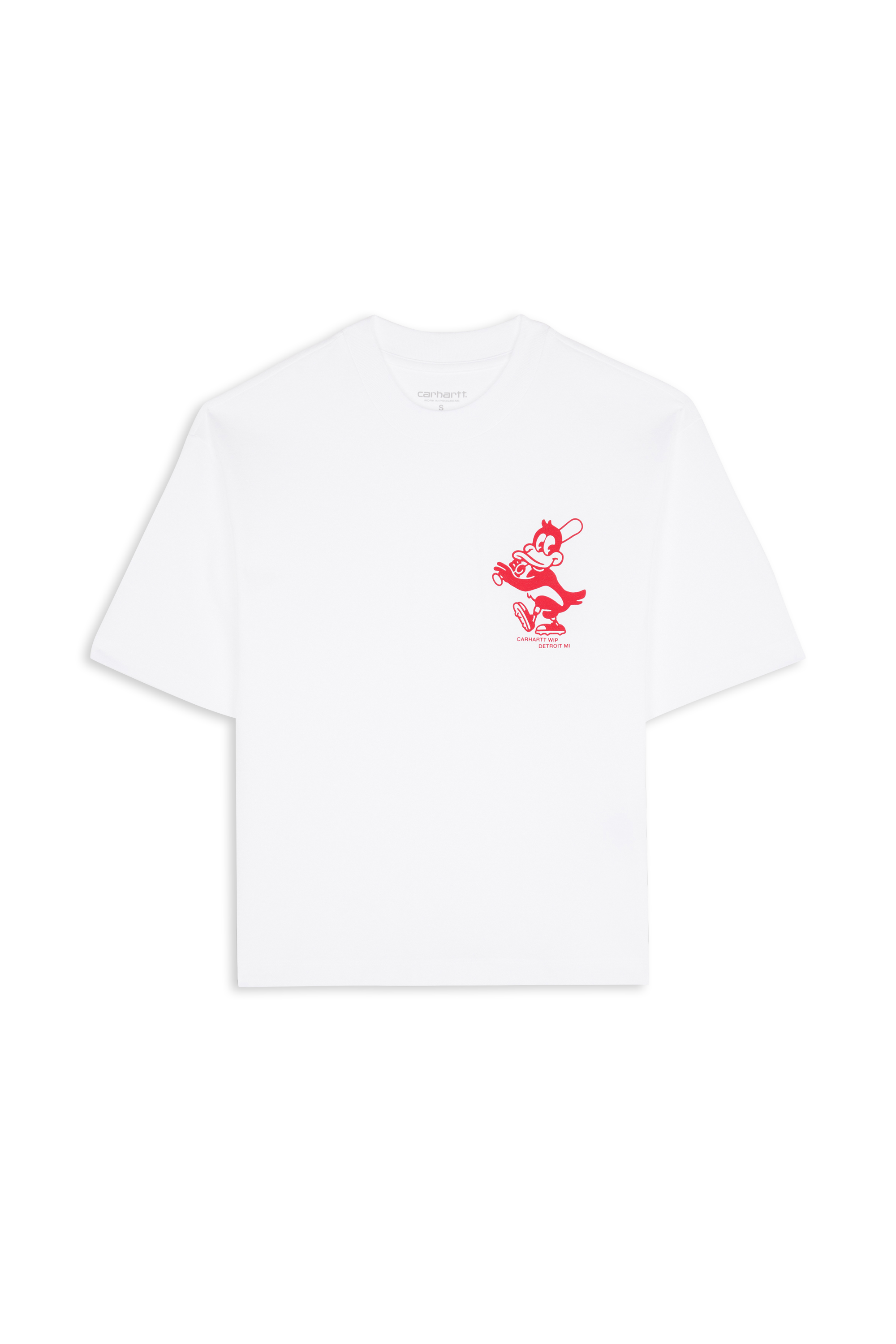 Regular-fit round-neck cotton T-shirt White