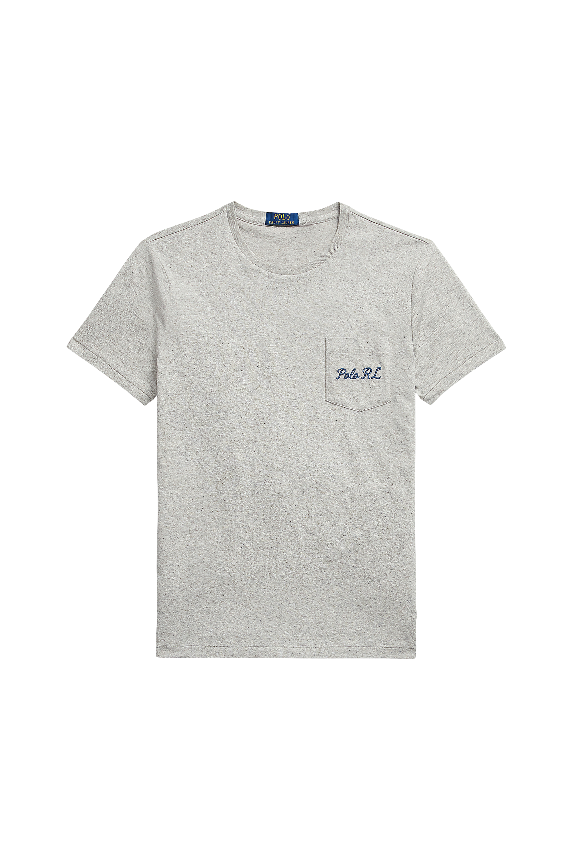 Regular-fit round-neck cotton T-shirt POLO RALPH LAUREN Grey