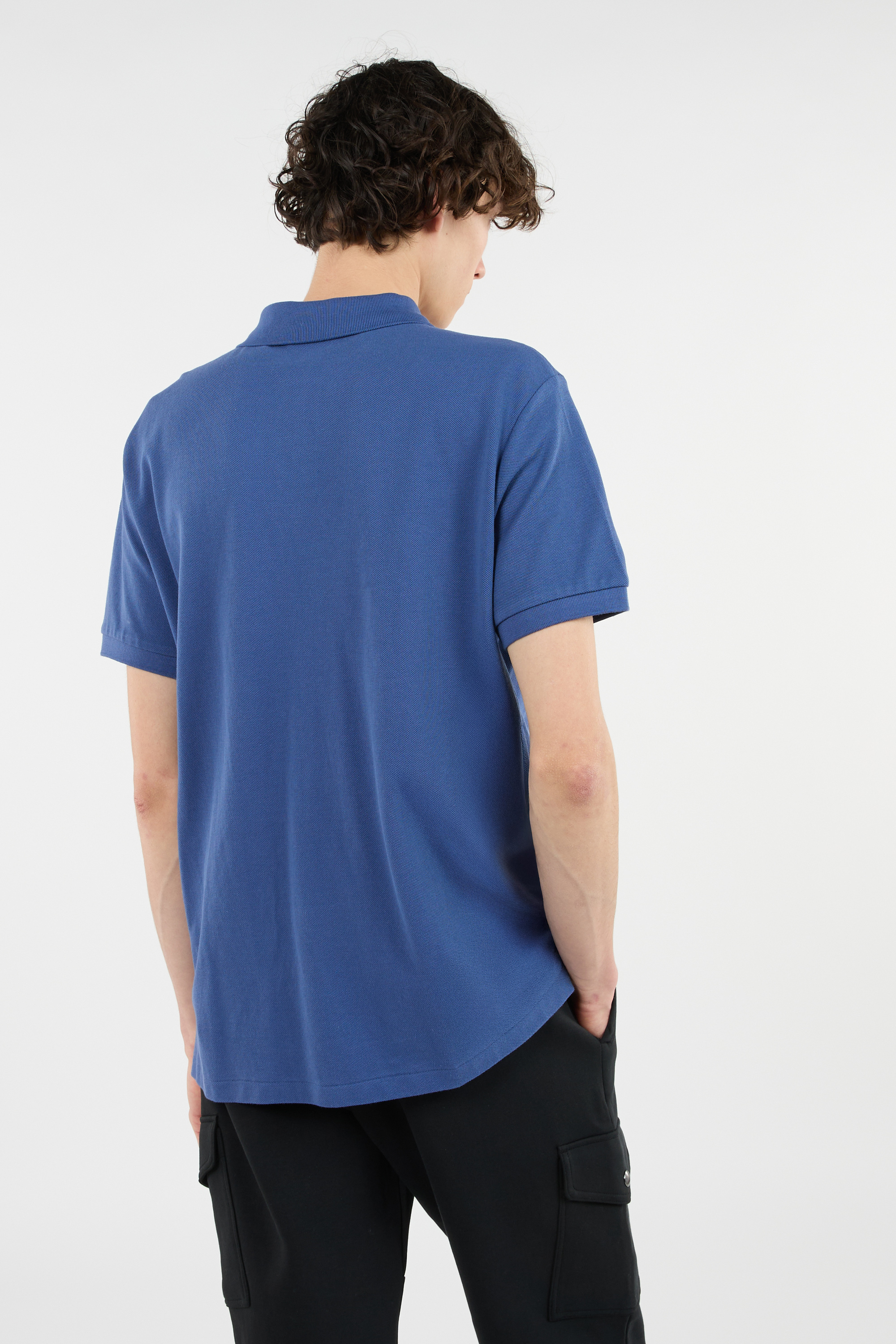 Cotton polo shirt Blue