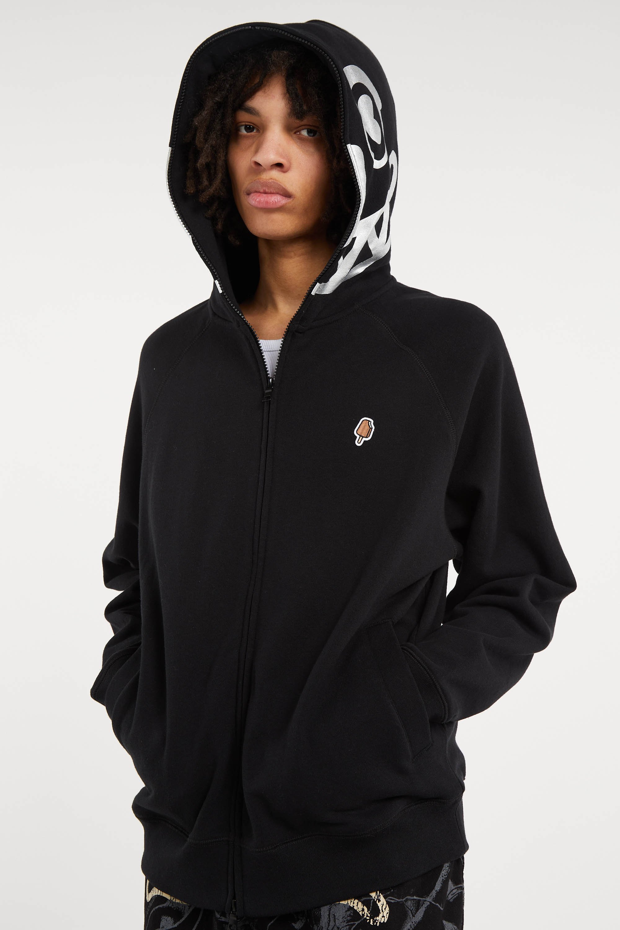 Hoodie zippée Noir