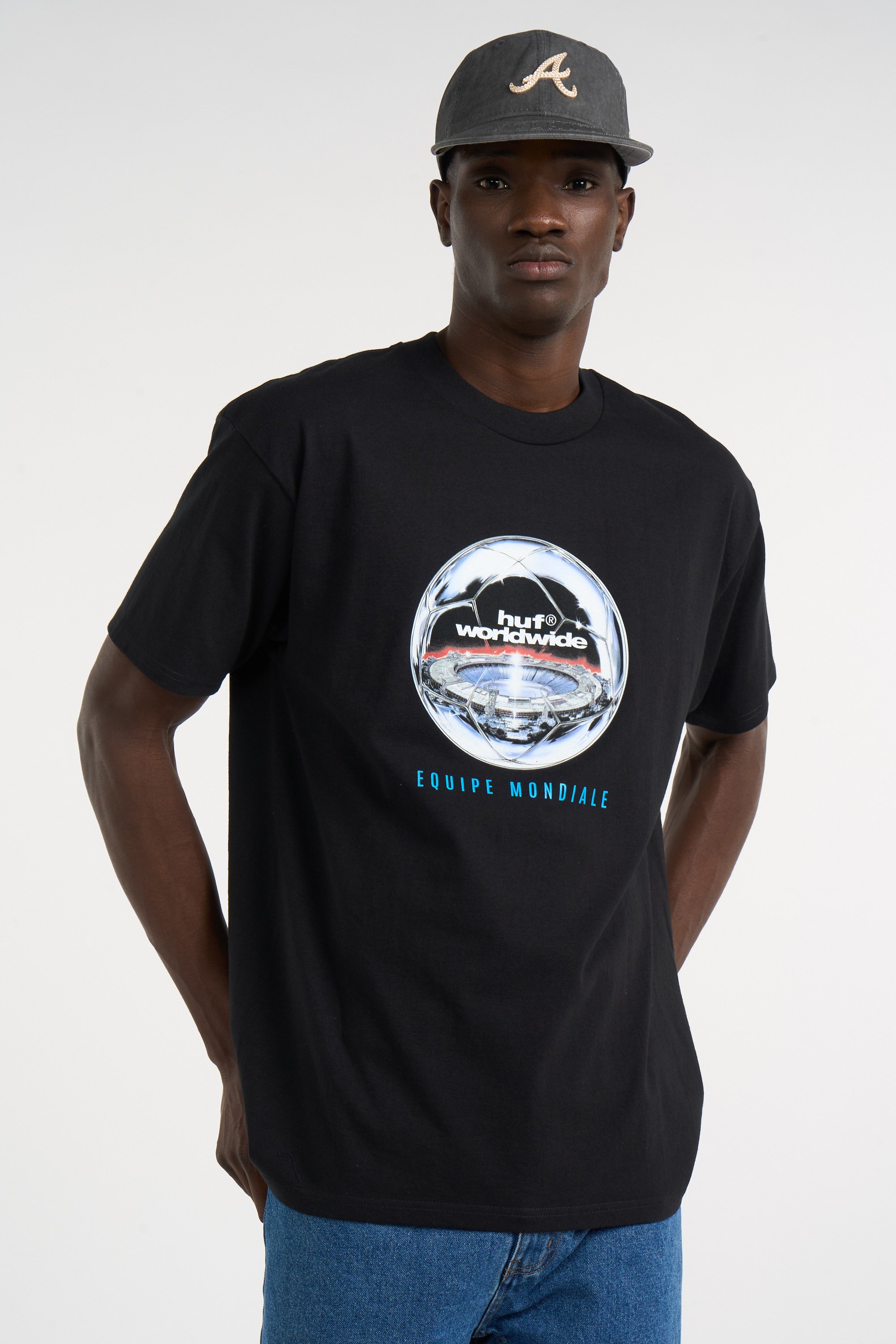 T-shirt | Noir HUF Homme