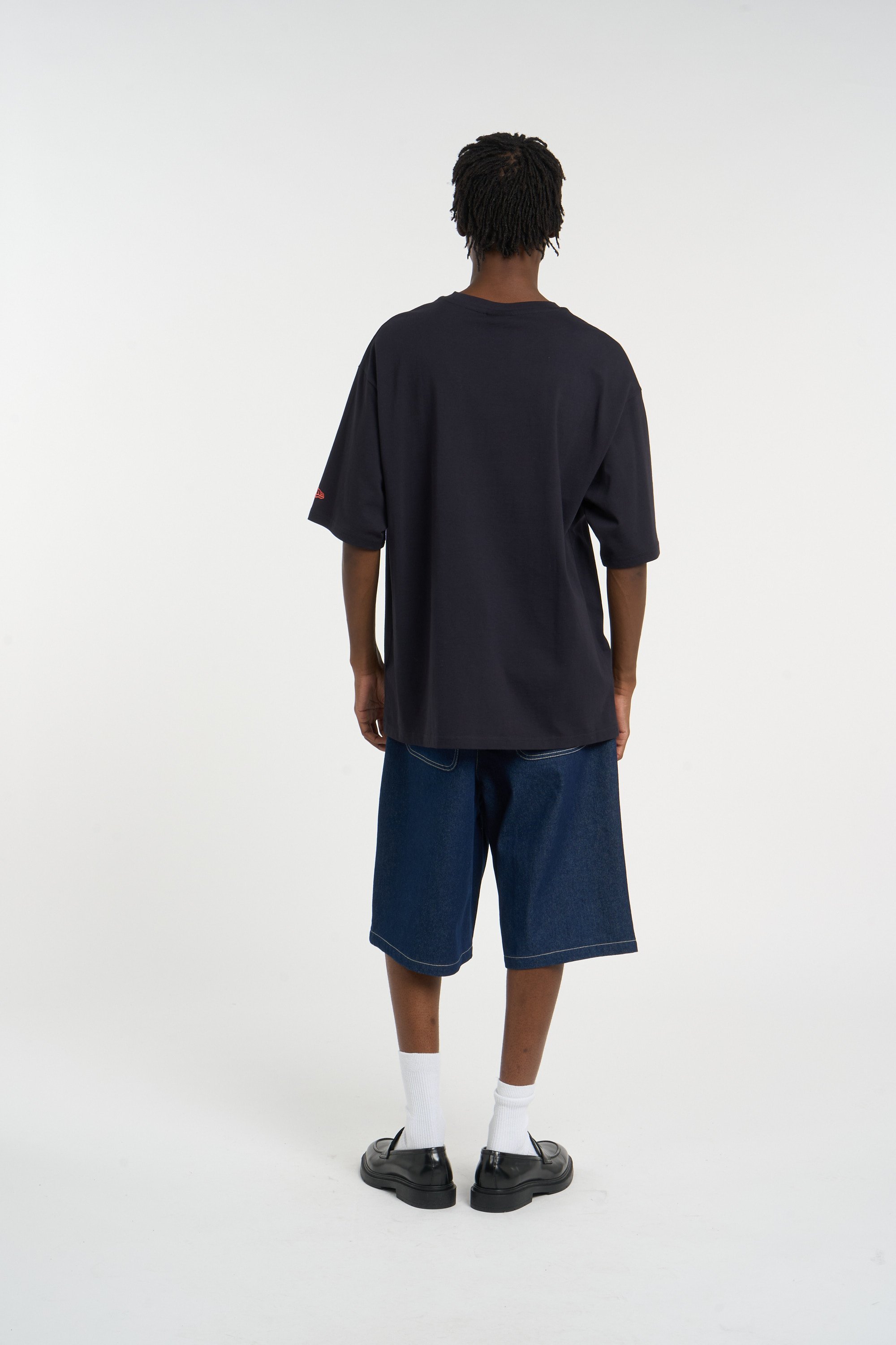 Regular-fit round-neck cotton T-shirt | Blue NEW ERA Men