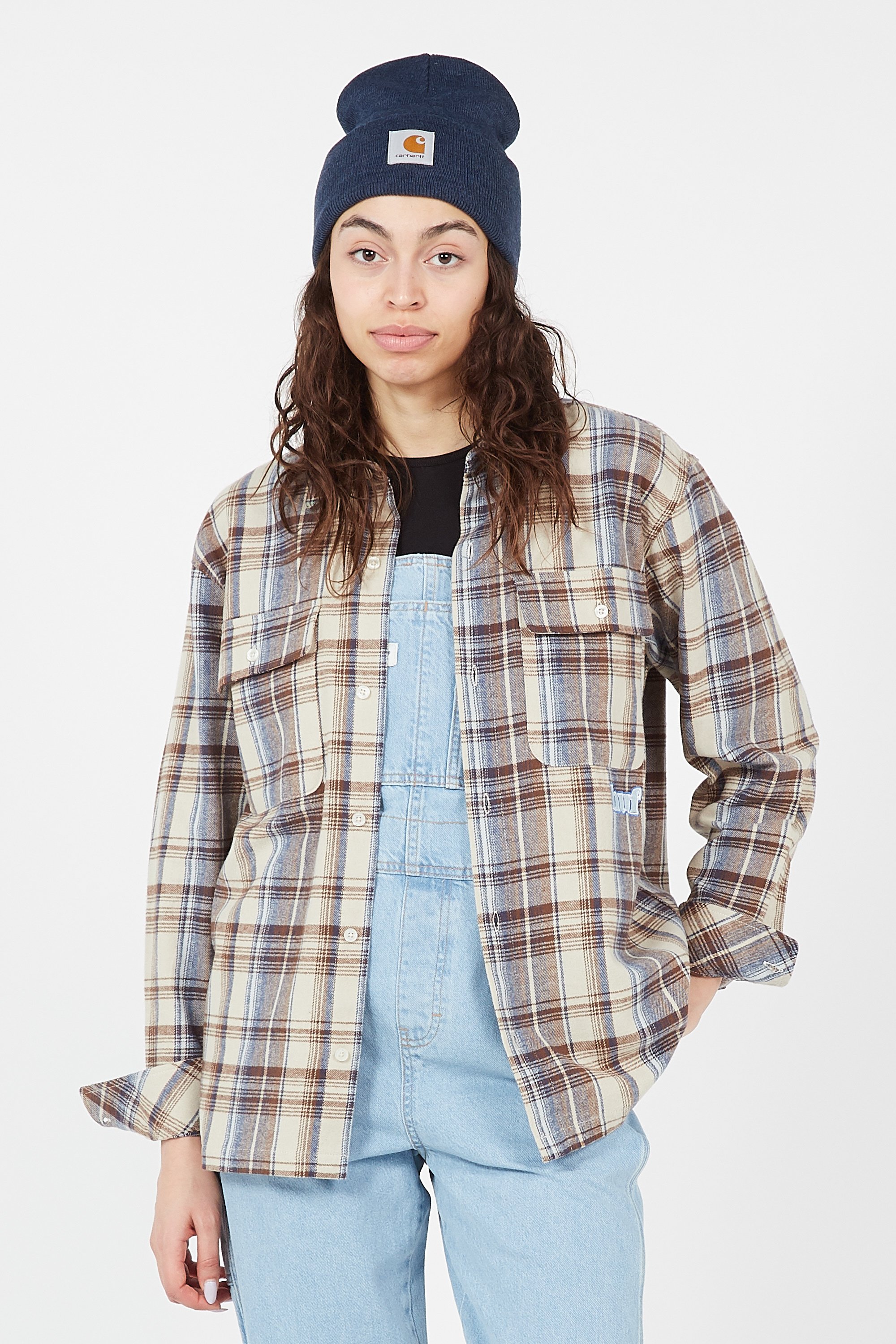 chemise | Beige by HUF chemise Beige