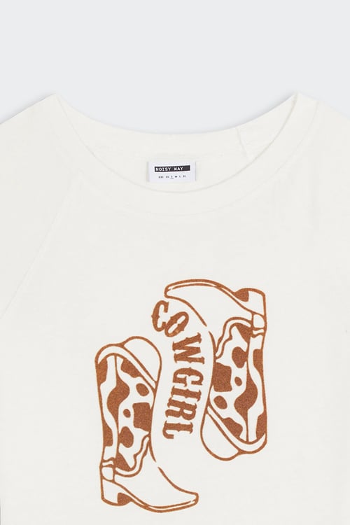 NOISY MAY T-shirt Beige