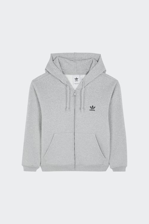 ADIDAS Hoodie zippé Gris