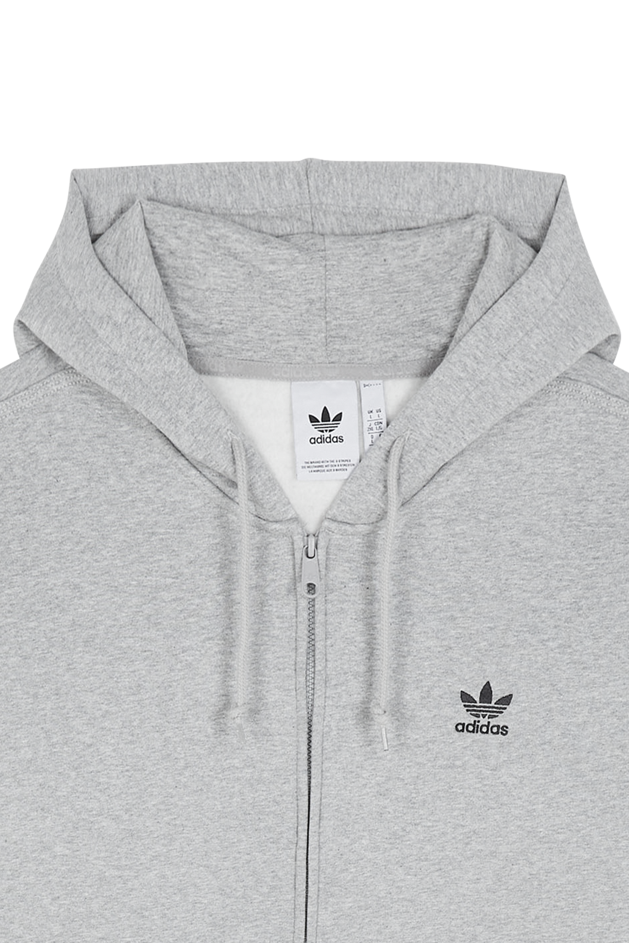 Hoodie zippé Gris