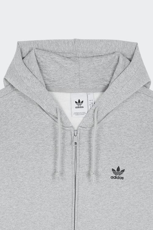 ADIDAS Hoodie zippé Gris