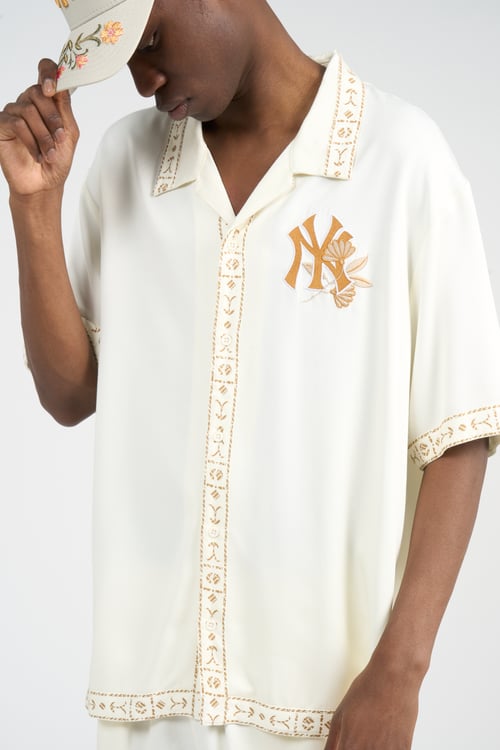 NEW ERA Shirt Beige