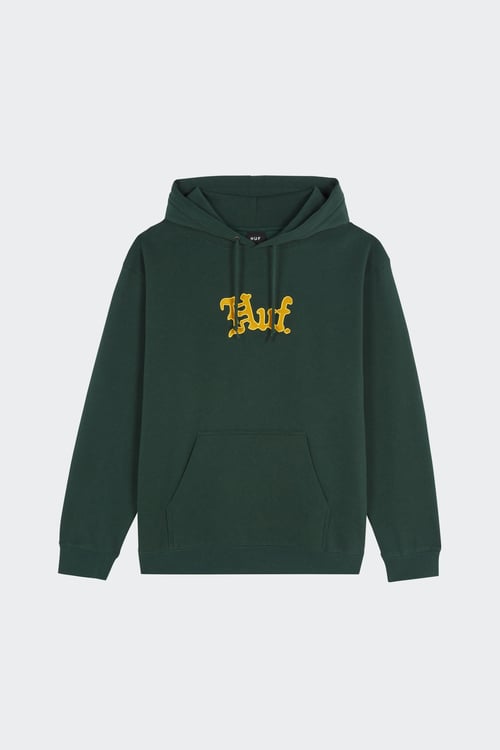Huf - Hoodie - Taille M Vert homme