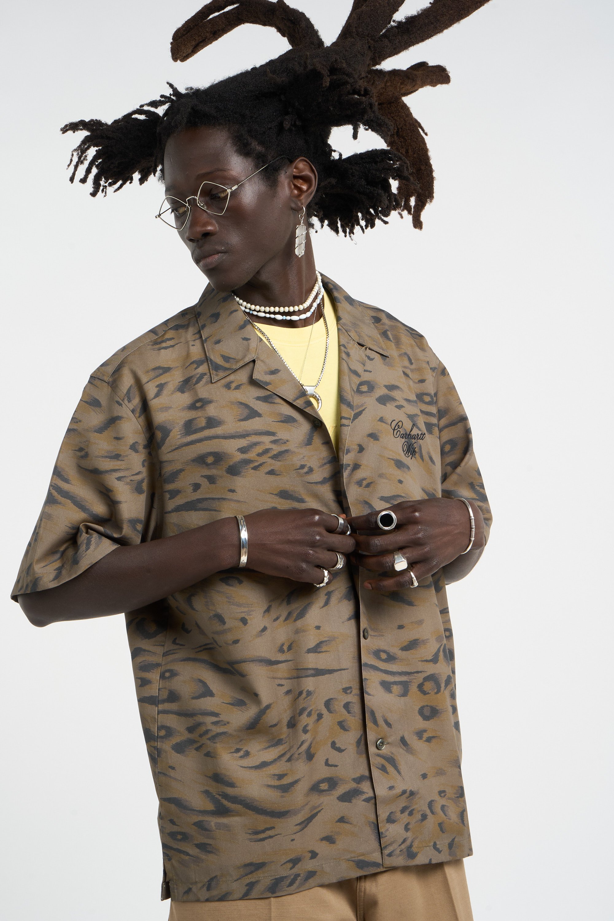 Printed shirt | Black CARHARTT WIP Men