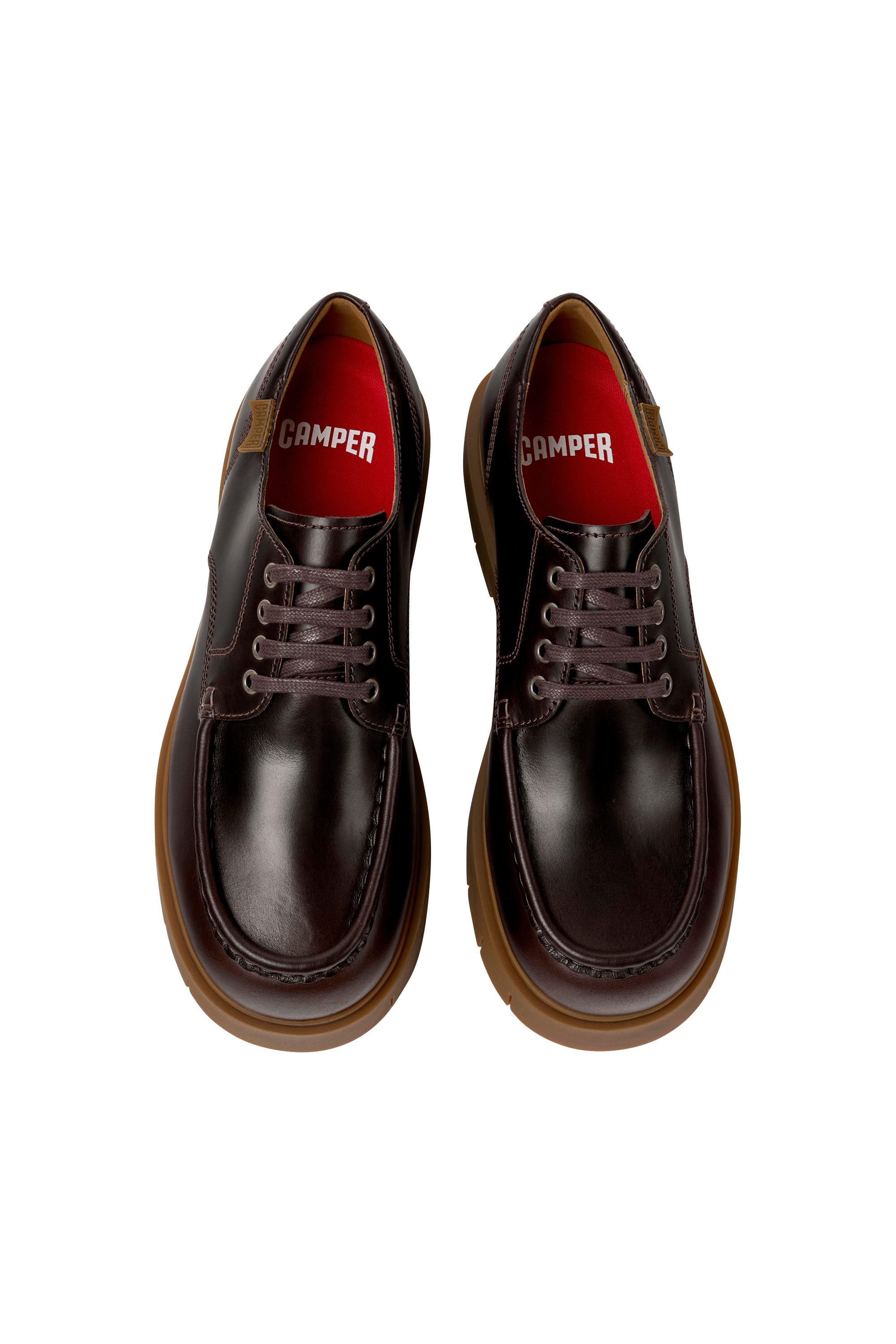 Lace-up shoes CAMPER Brown
