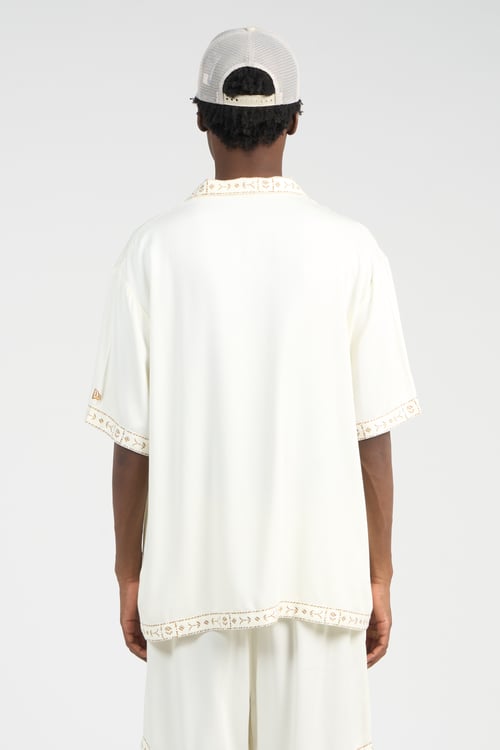 NEW ERA Shirt Beige