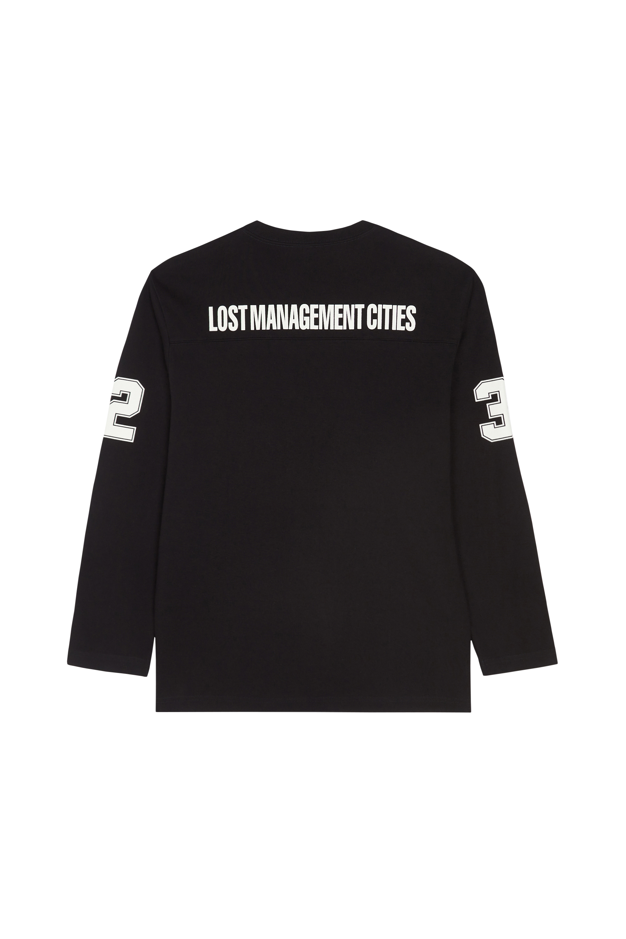 Regular-fit round-neck cotton T-shirt Black