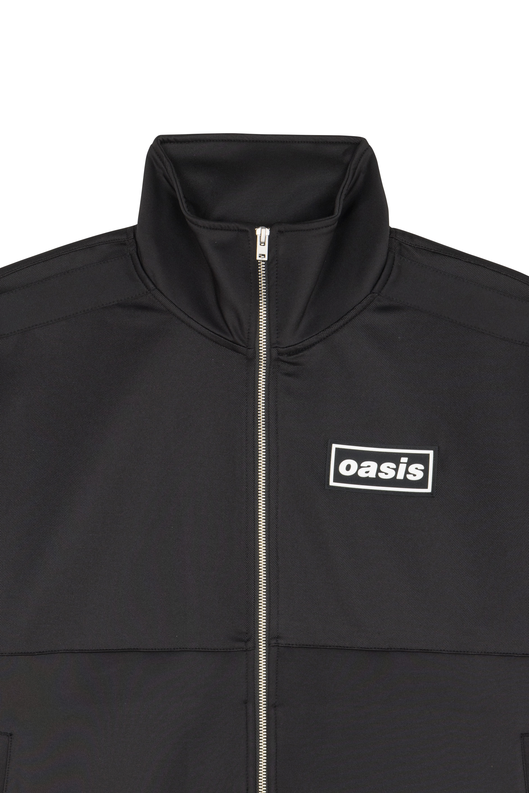 Veste col montant zippée Noir