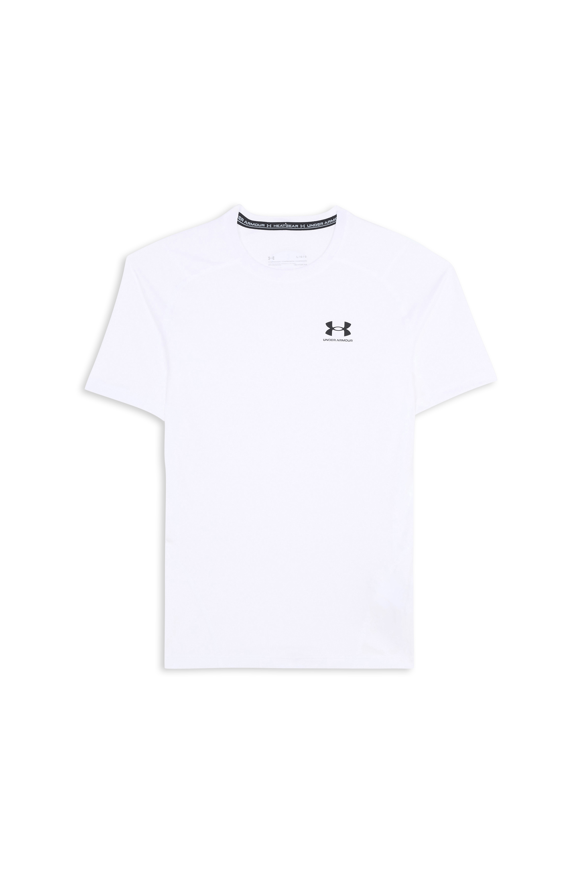 T-shirt UA HG ARMOUR COMP SS White /black